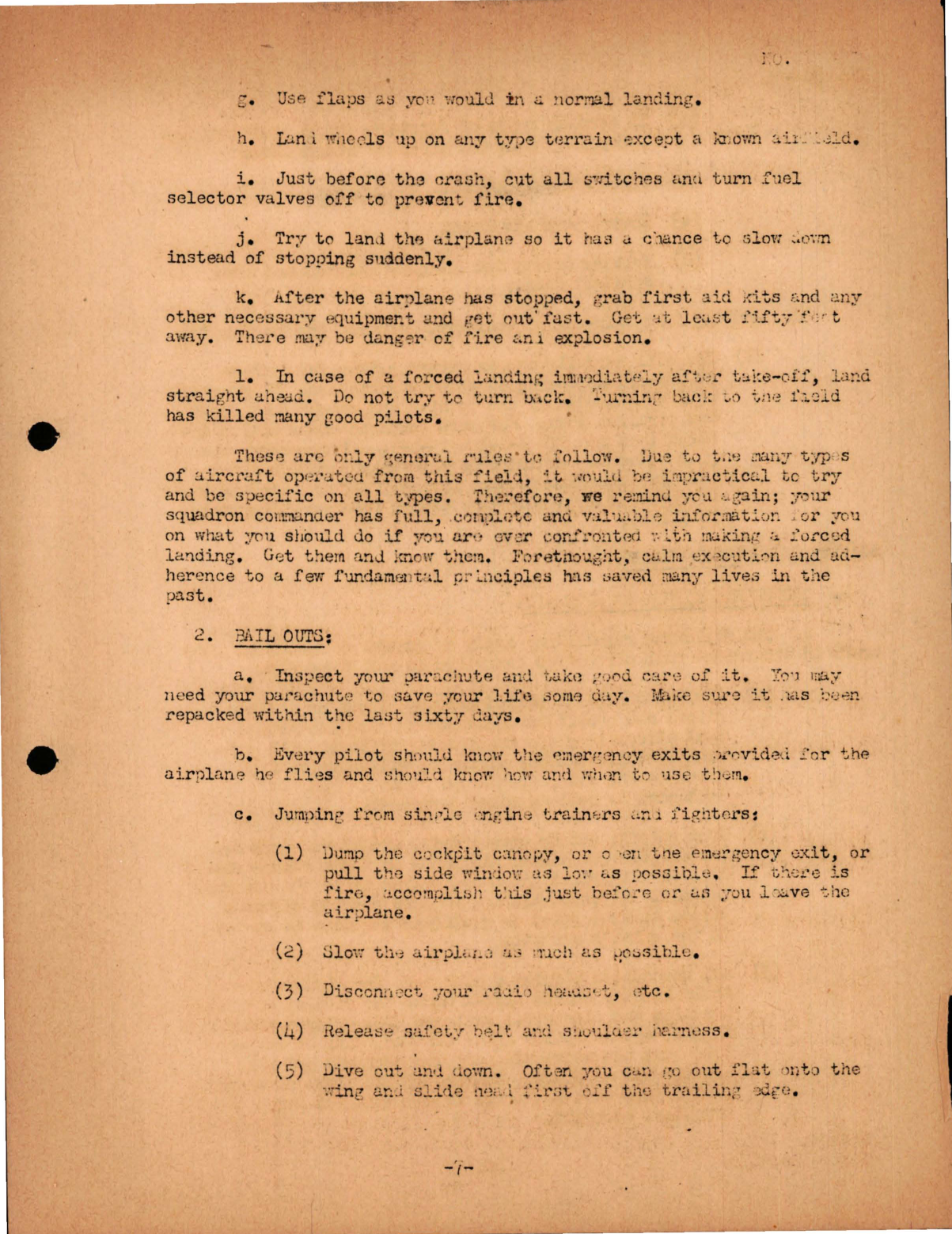 Sample page 9 from AirCorps Library document: Flying & Safety Regulations - Luke Field Arizona