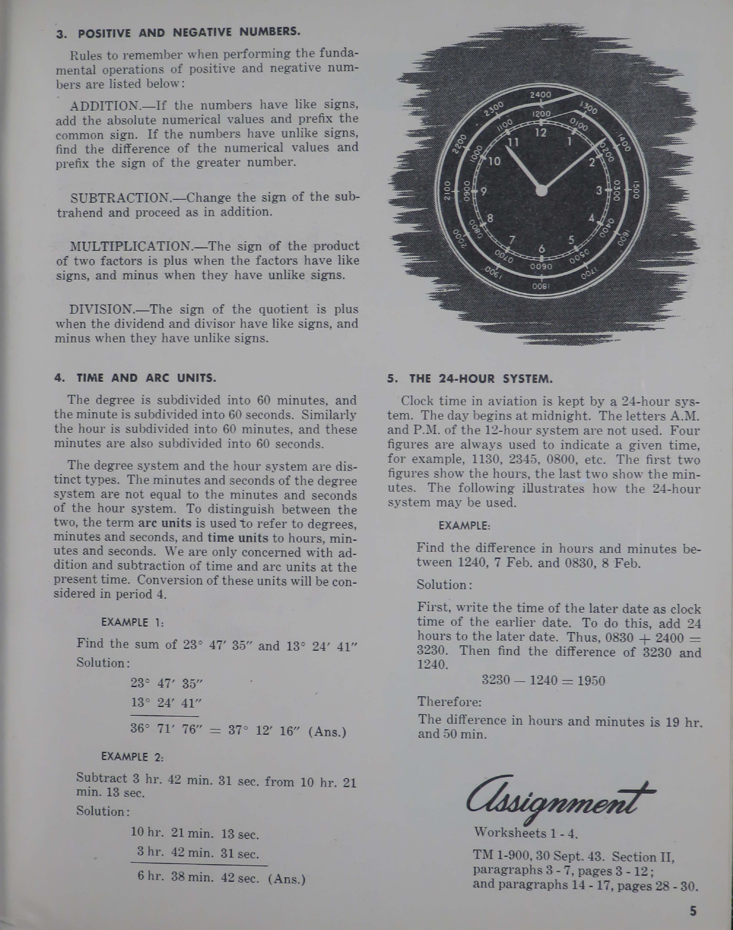 Sample page 7 from AirCorps Library document: Student Workbook for Applied Aero Mathematics - Preflight