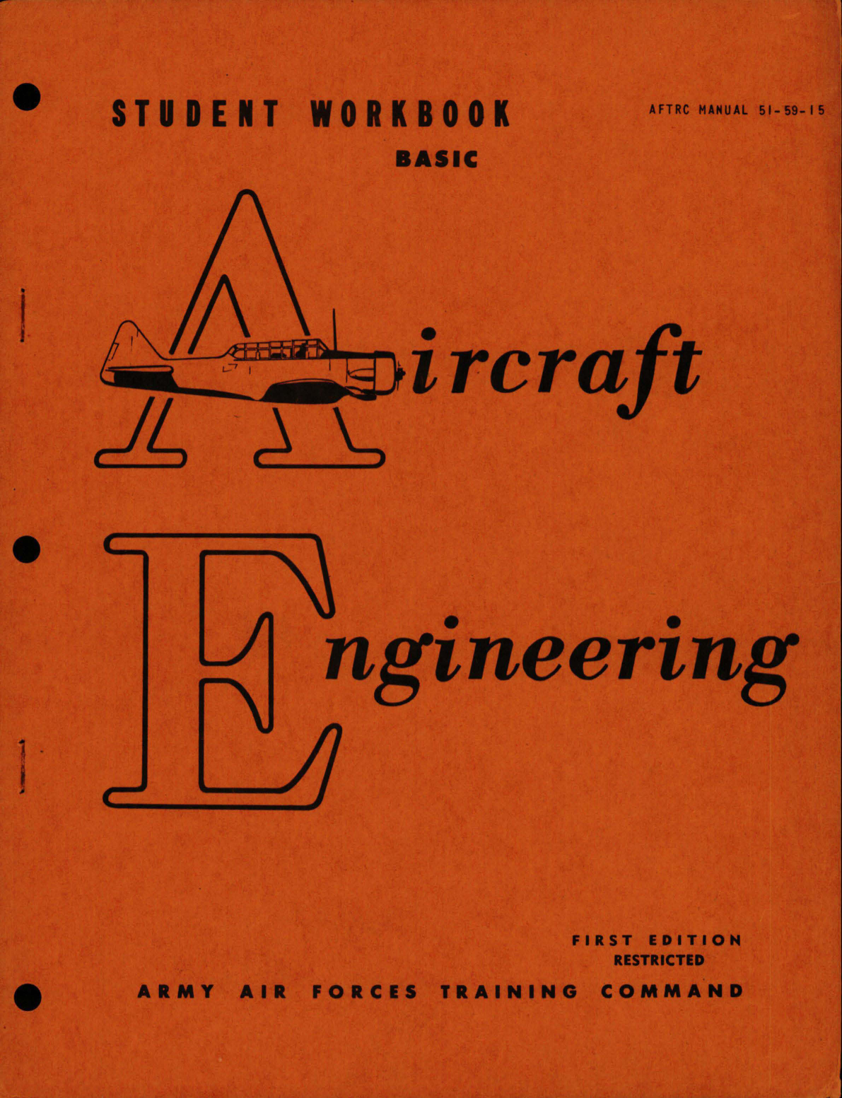 Sample page 1 from AirCorps Library document: Student Workbook for Aircraft Engineering - Basic Pilot Schools