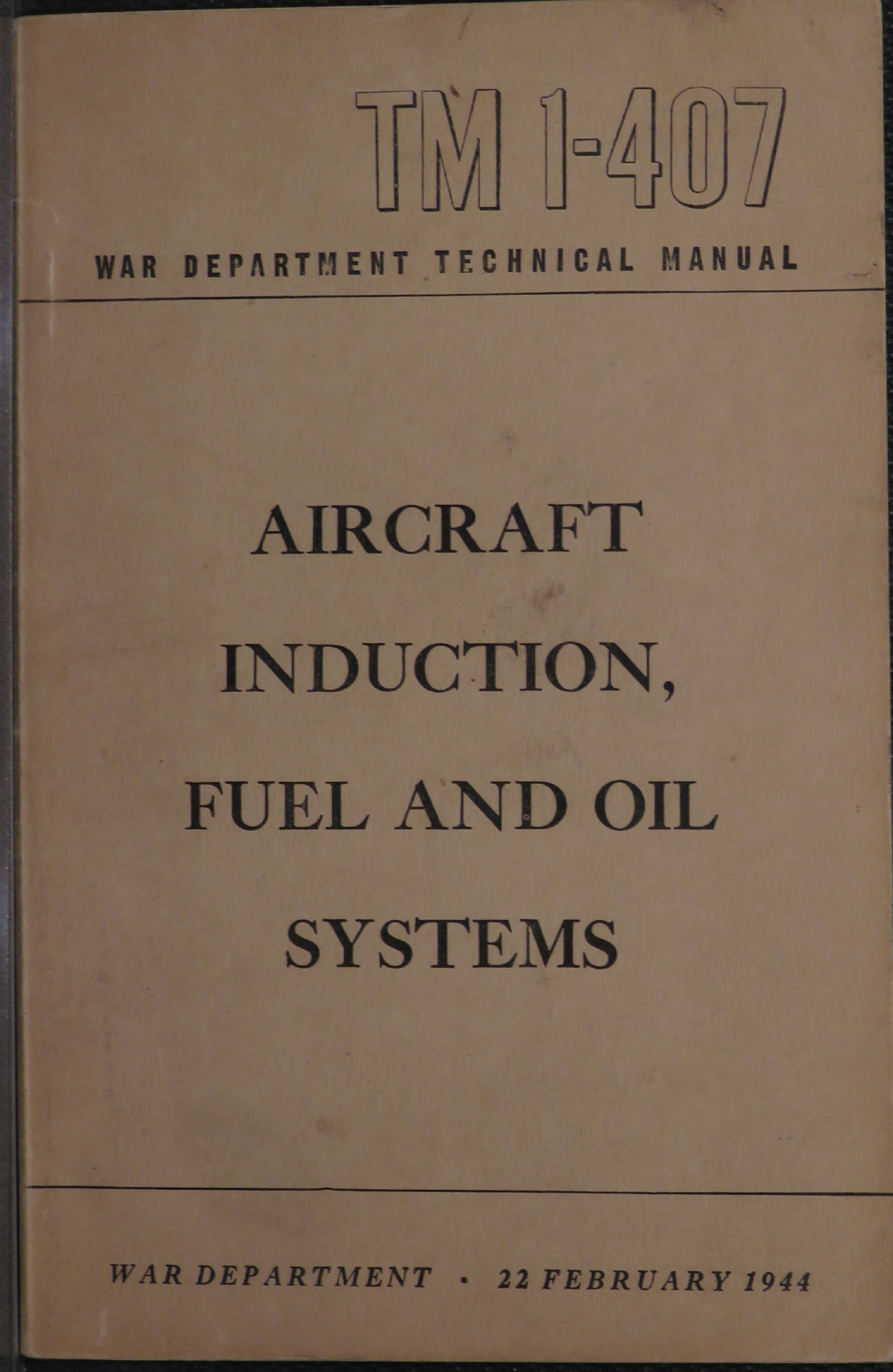 Sample page 1 from AirCorps Library document: Air Induction Fuel and Oil Systems
