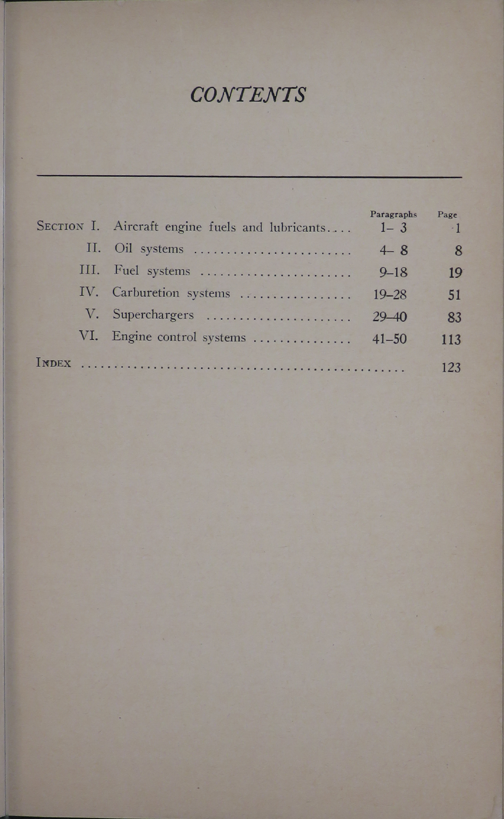 Sample page 5 from AirCorps Library document: Air Induction Fuel and Oil Systems