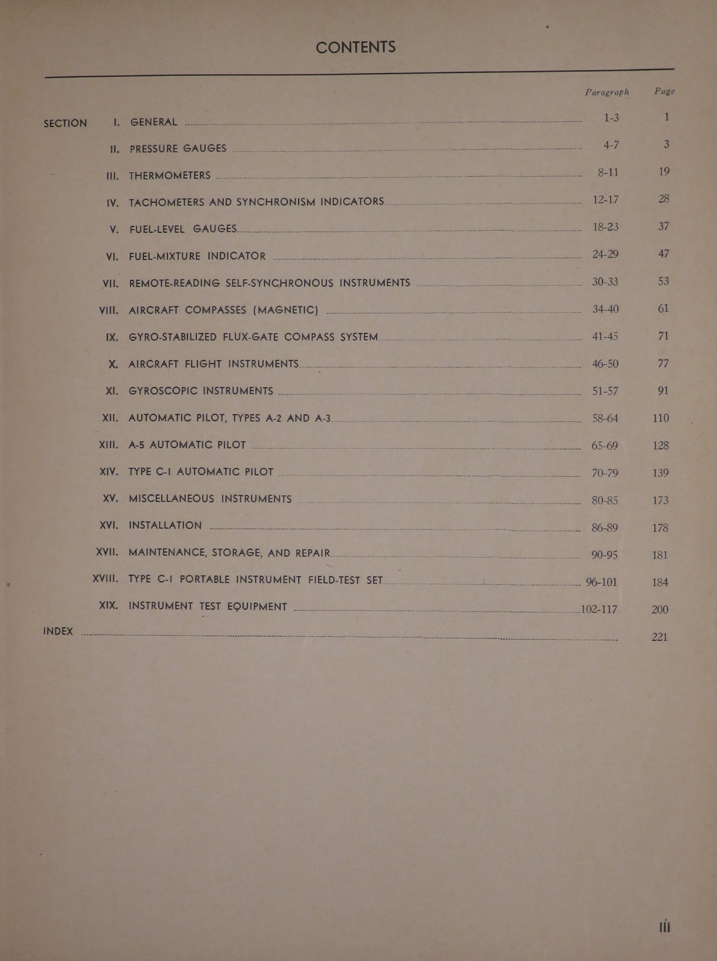 Sample page 5 from AirCorps Library document: Aircraft Instruments
