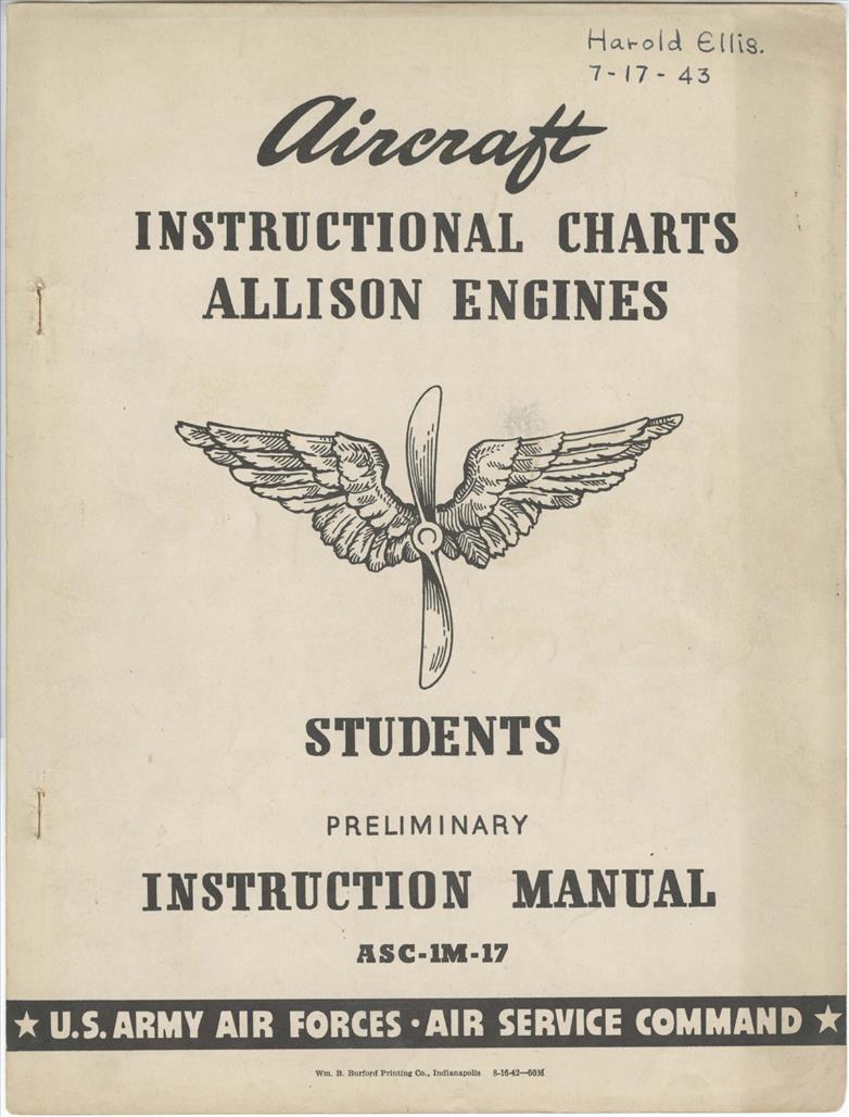Sample Instructural Chart Aircraft Instructional Charts for Allison Engines - Students ...