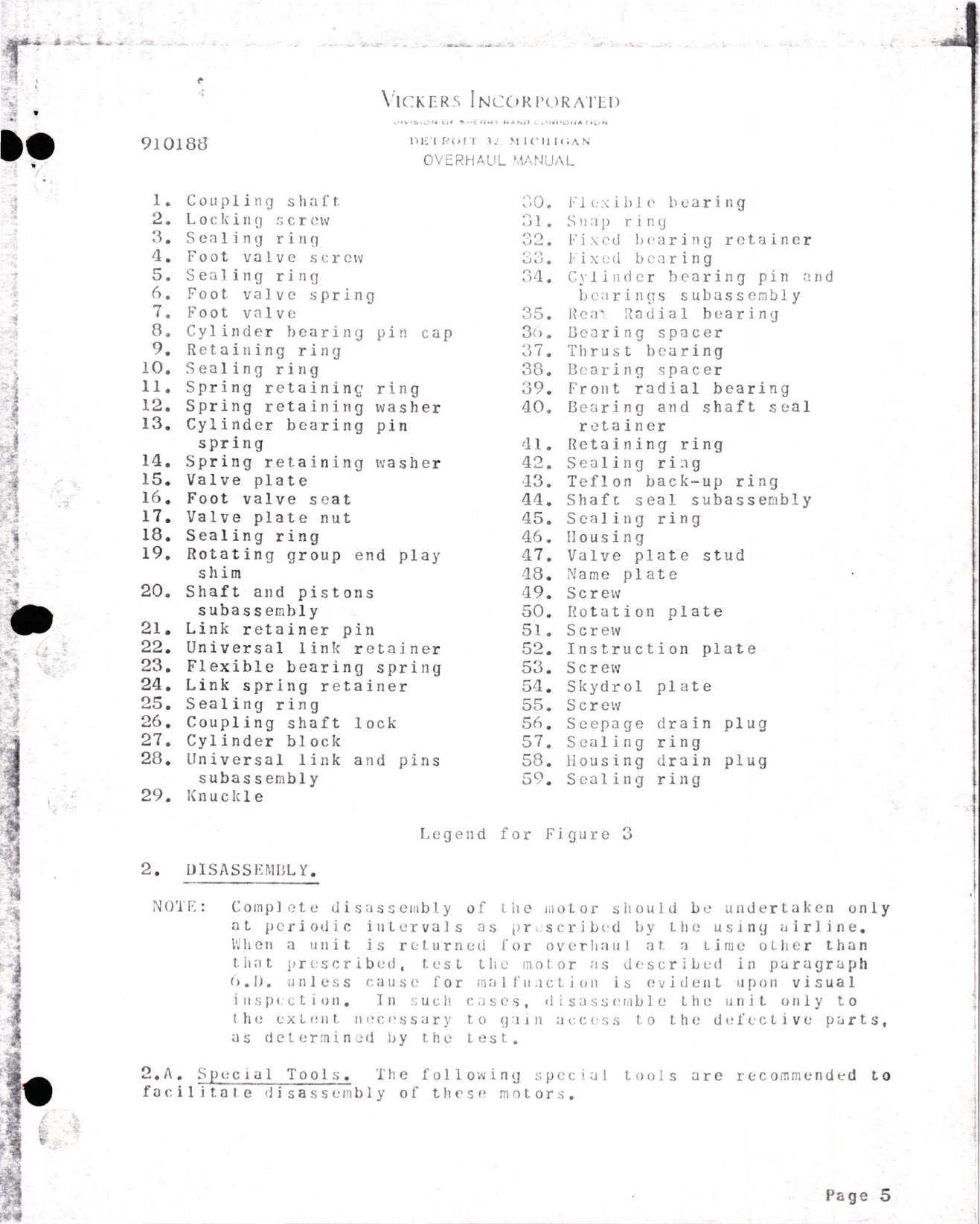 Sample page 7 from AirCorps Library document: Overhaul Manual for Fixed Stroke Hydraulic Motor Assemblies - MF-3906 and MS-3906 Series