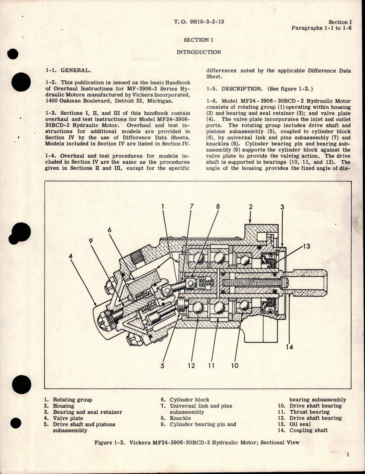 Sample page 5 from AirCorps Library document: Overhaul Instructions for Hydraulic Motor Assemblies - MF-3906-2