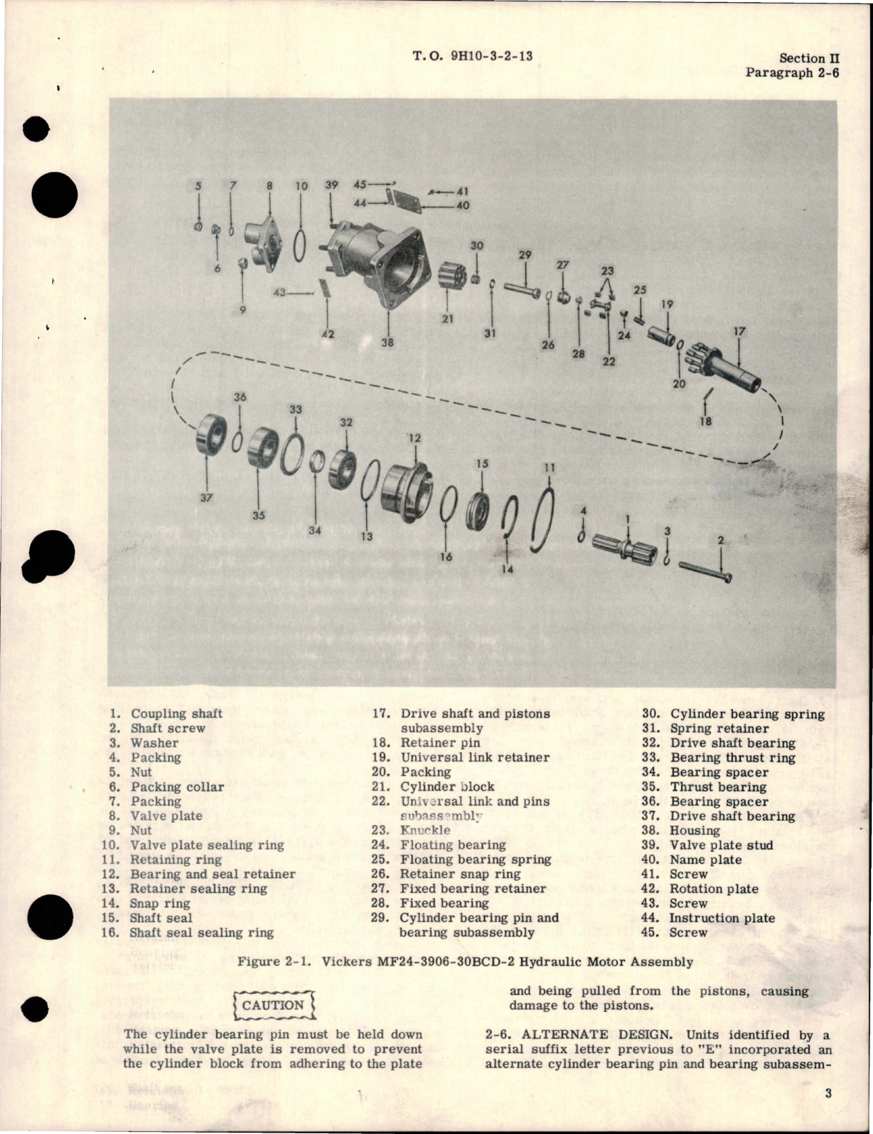 Sample page 7 from AirCorps Library document: Overhaul Instructions for Hydraulic Motor Assemblies - MF-3906-2