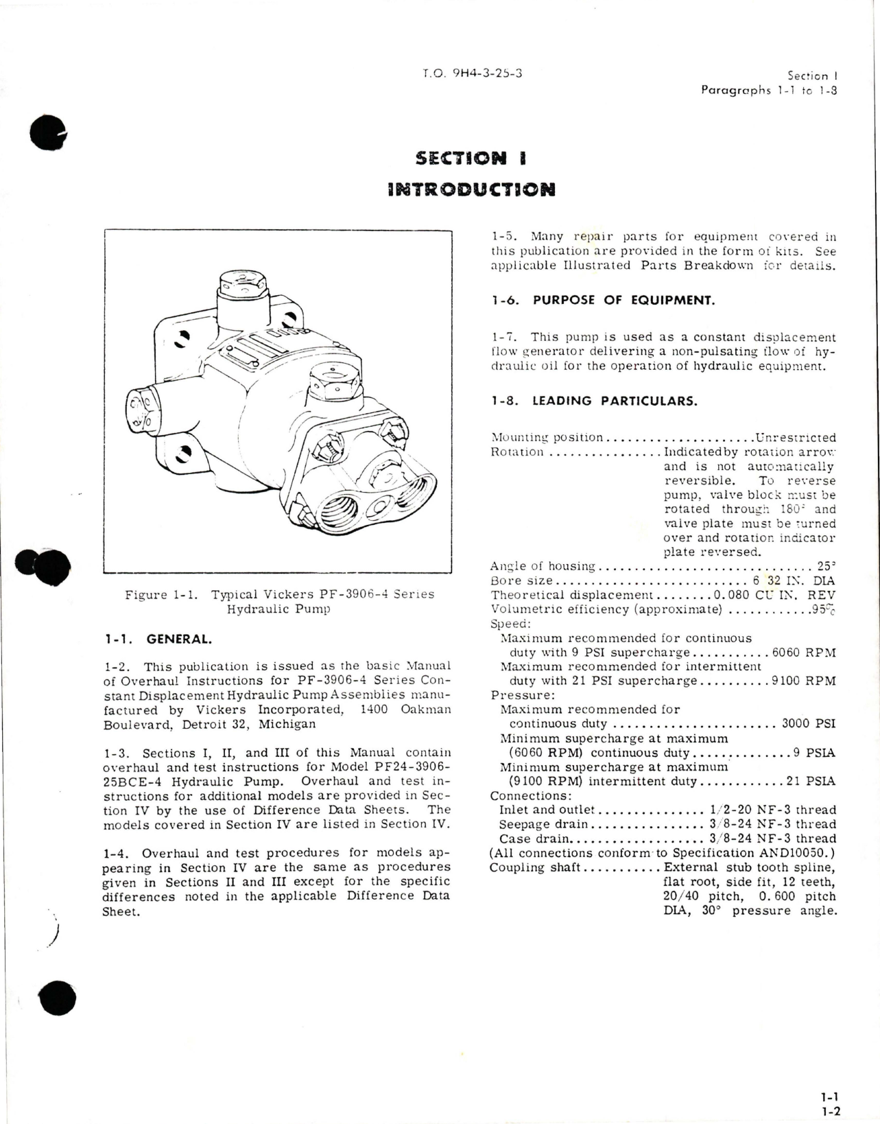 Sample page 5 from AirCorps Library document: Overhaul for Hydraulic Pump Assembly - PF-3906-4 Series 