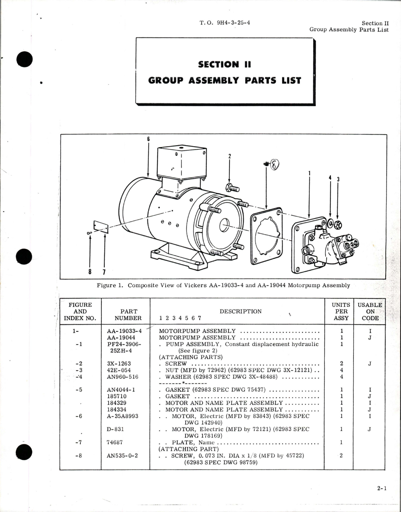 Sample page 7 from AirCorps Library document: Illustrated Parts Breakdown for Hydraulic Pump Assembly - PF-3906-4 Series
