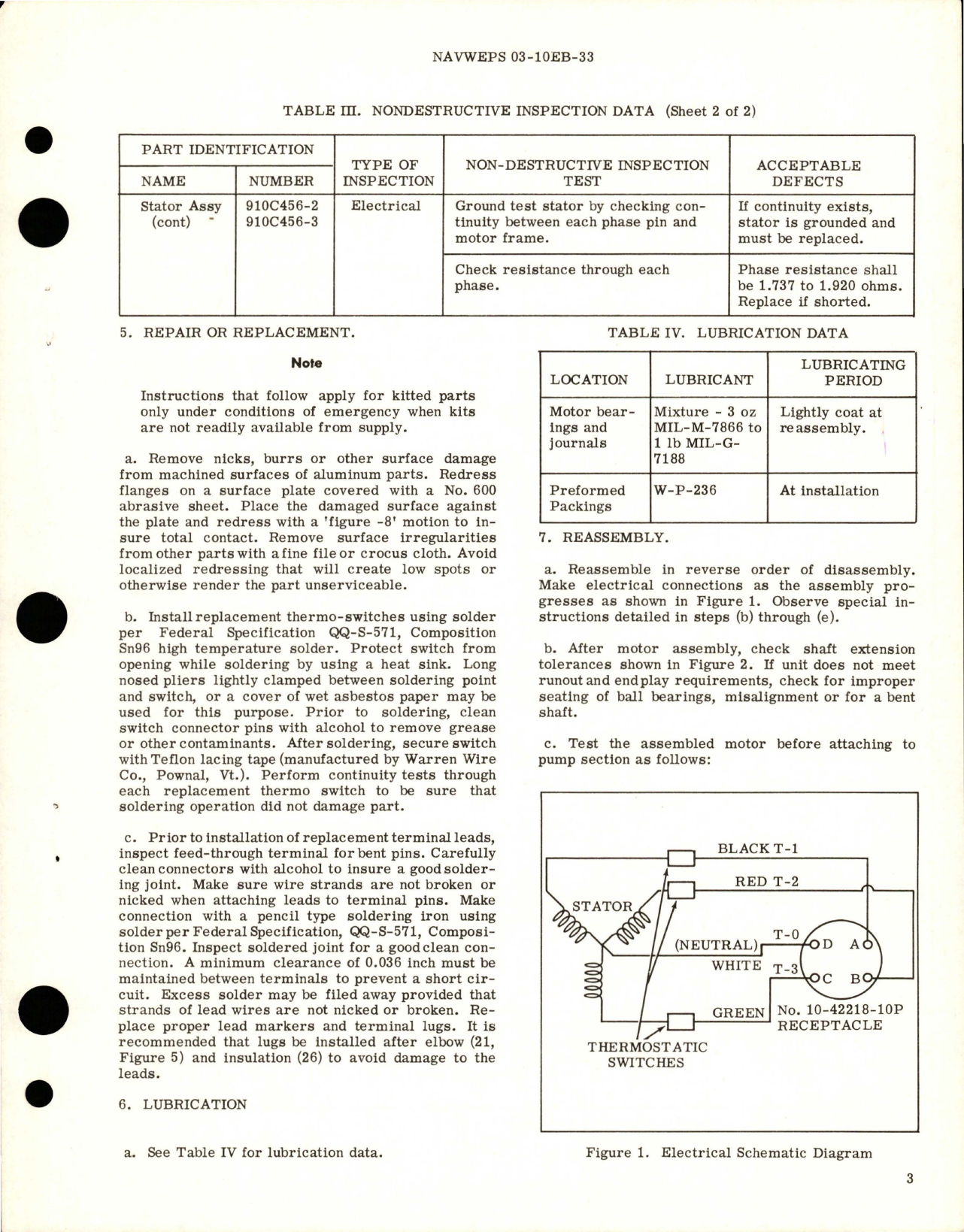 Sample page 5 from AirCorps Library document: Overhaul Instructions with Illustrated Parts Breakdown for Centrifugal Fuel Booster Pump