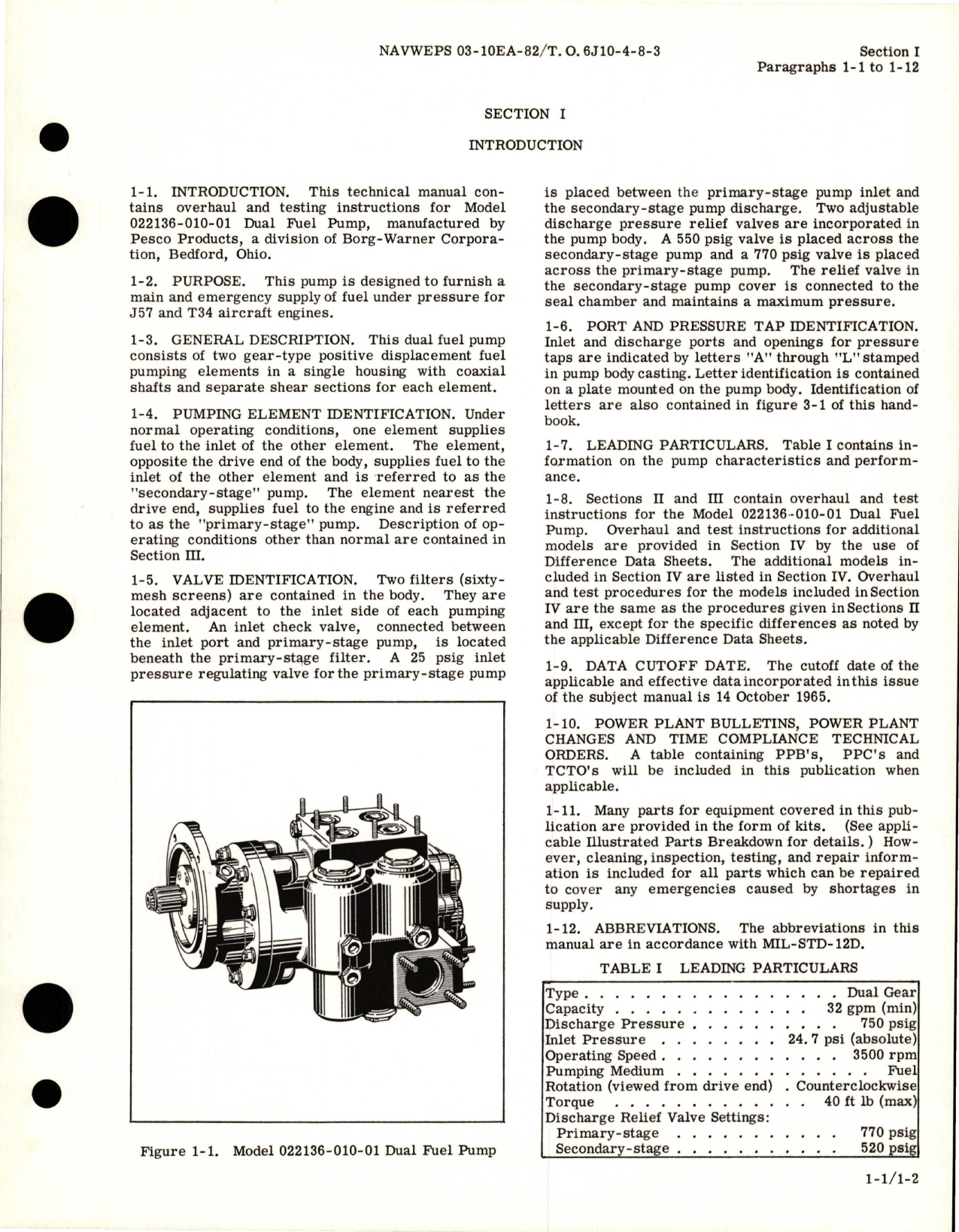Sample page 7 from AirCorps Library document: Overhaul Instructions for Dual Fuel Pump Assembly - 022136-010, 022136-014, and 022136-021 Series