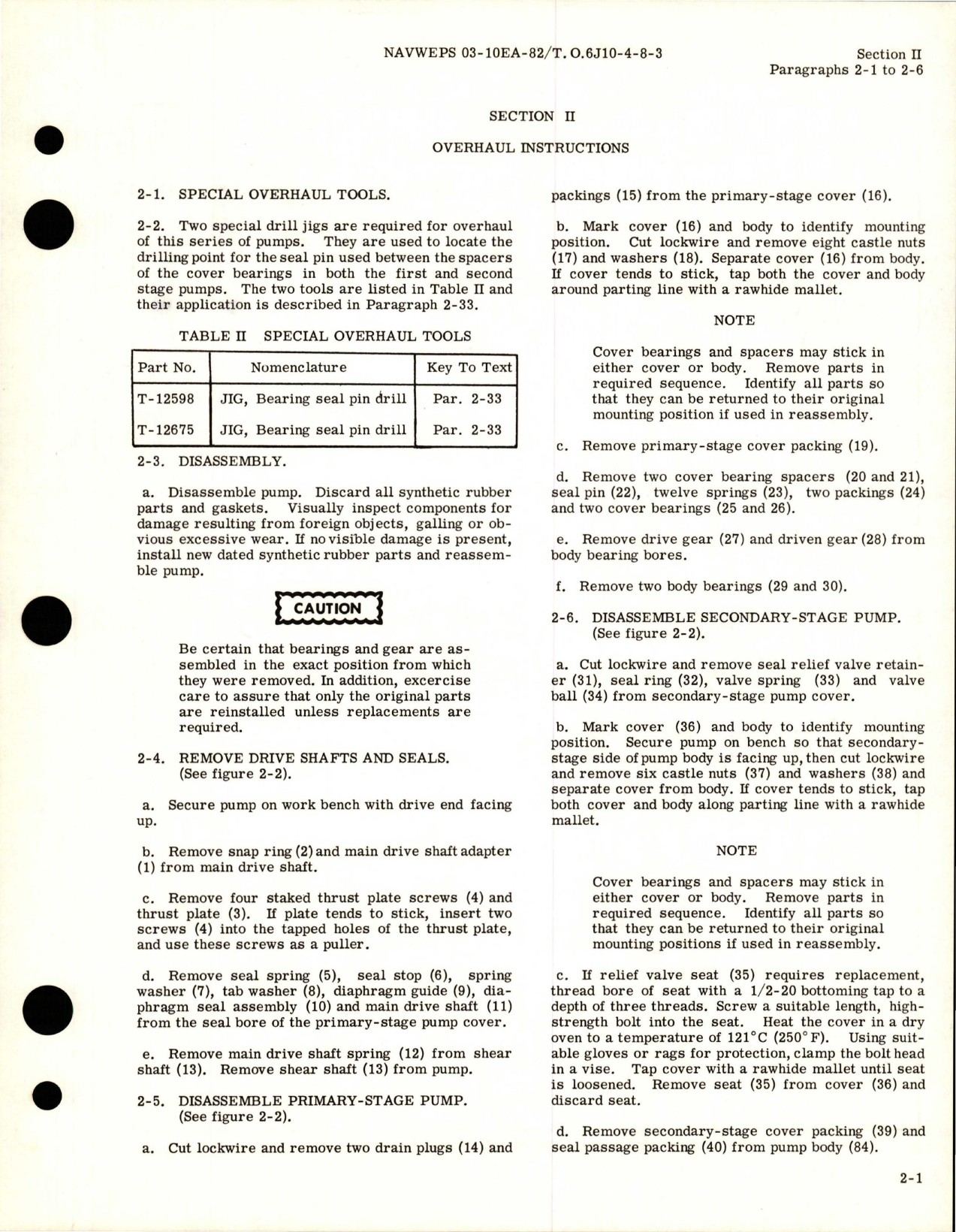 Sample page 9 from AirCorps Library document: Overhaul Instructions for Dual Fuel Pump Assembly - 022136-010, 022136-014, and 022136-021 Series