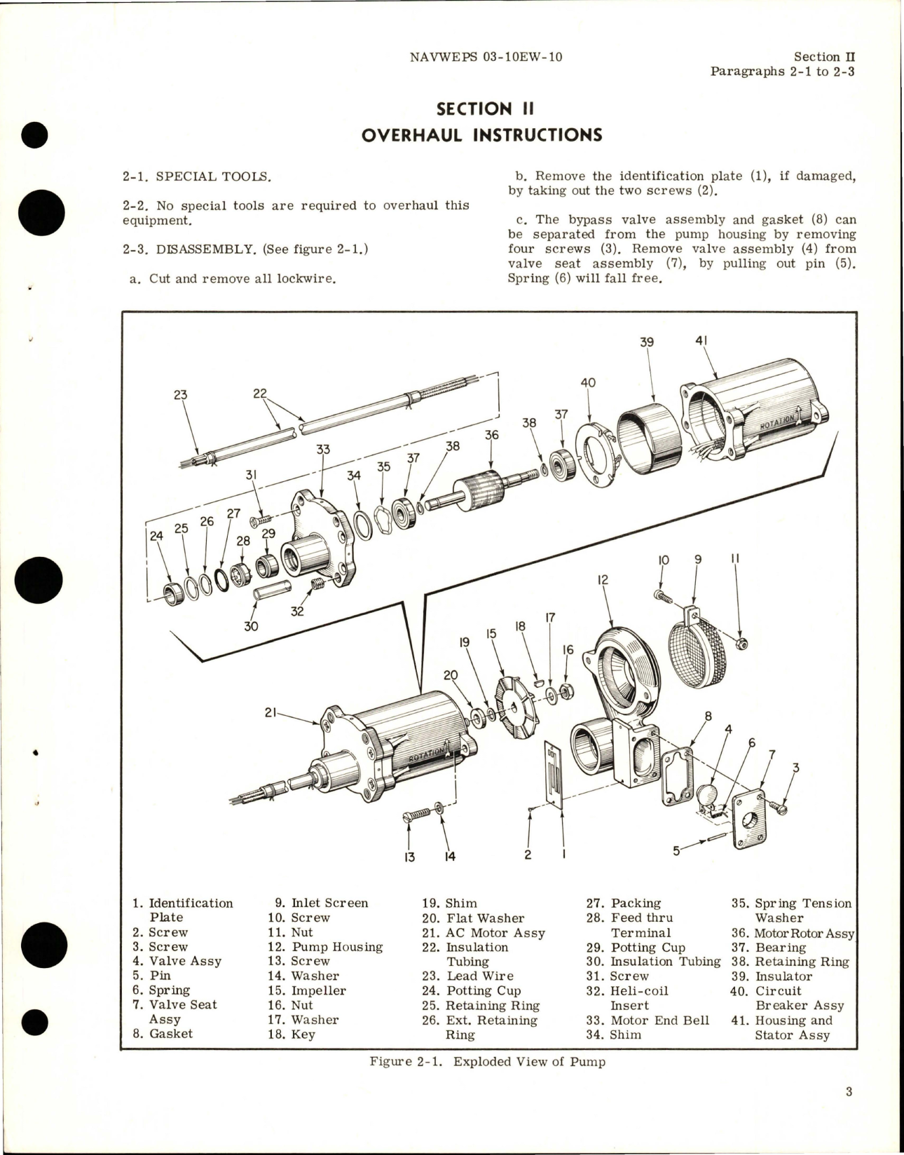 Sample page 7 from AirCorps Library document: Overhaul Instructions for Submerged Fuel Booster Centrifugal Pump - Part RG12210