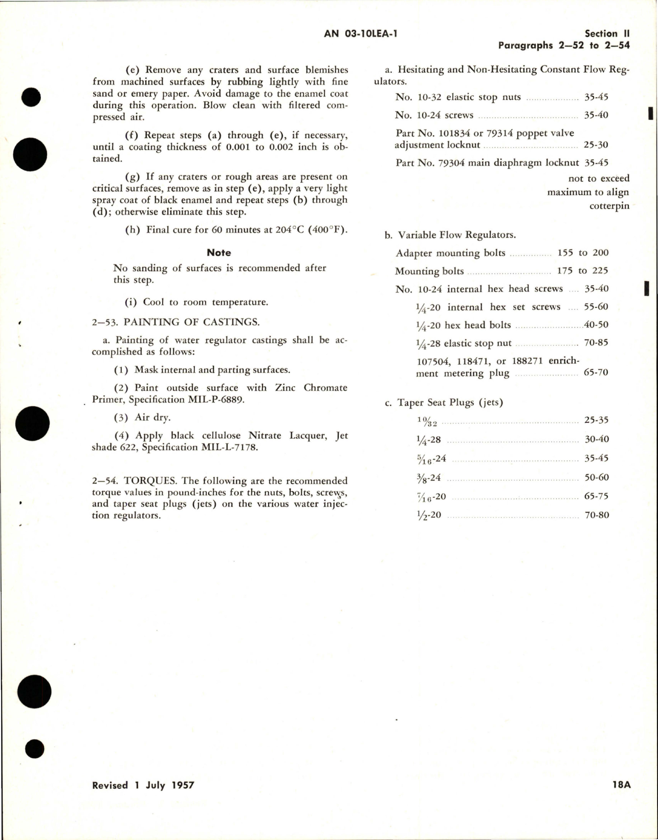 Sample page 5 from AirCorps Library document: Overhaul Instructions for Water Regulators 