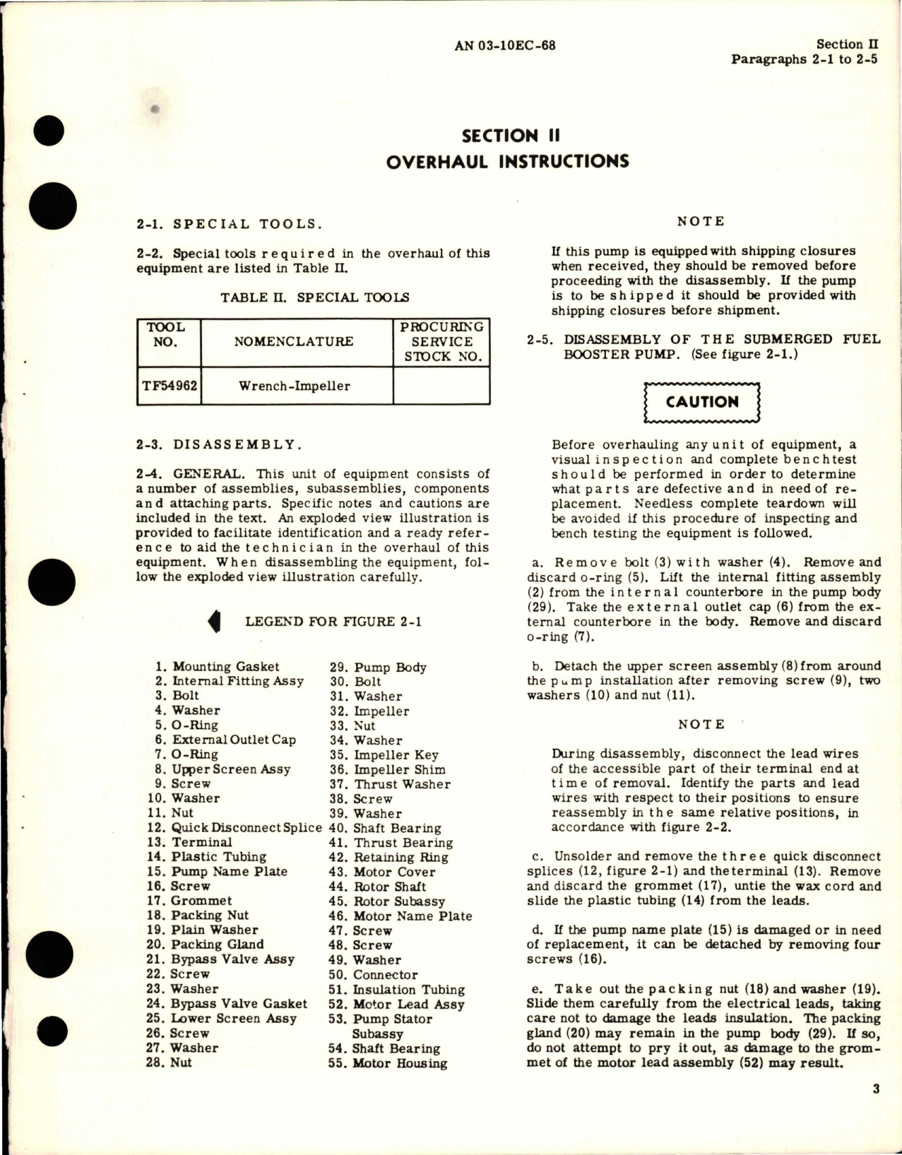 Sample page 7 from AirCorps Library document: Overhaul Instructions for Submerged Fuel Booster Pump - TF57000-1, TF59700 and TF59700-1 