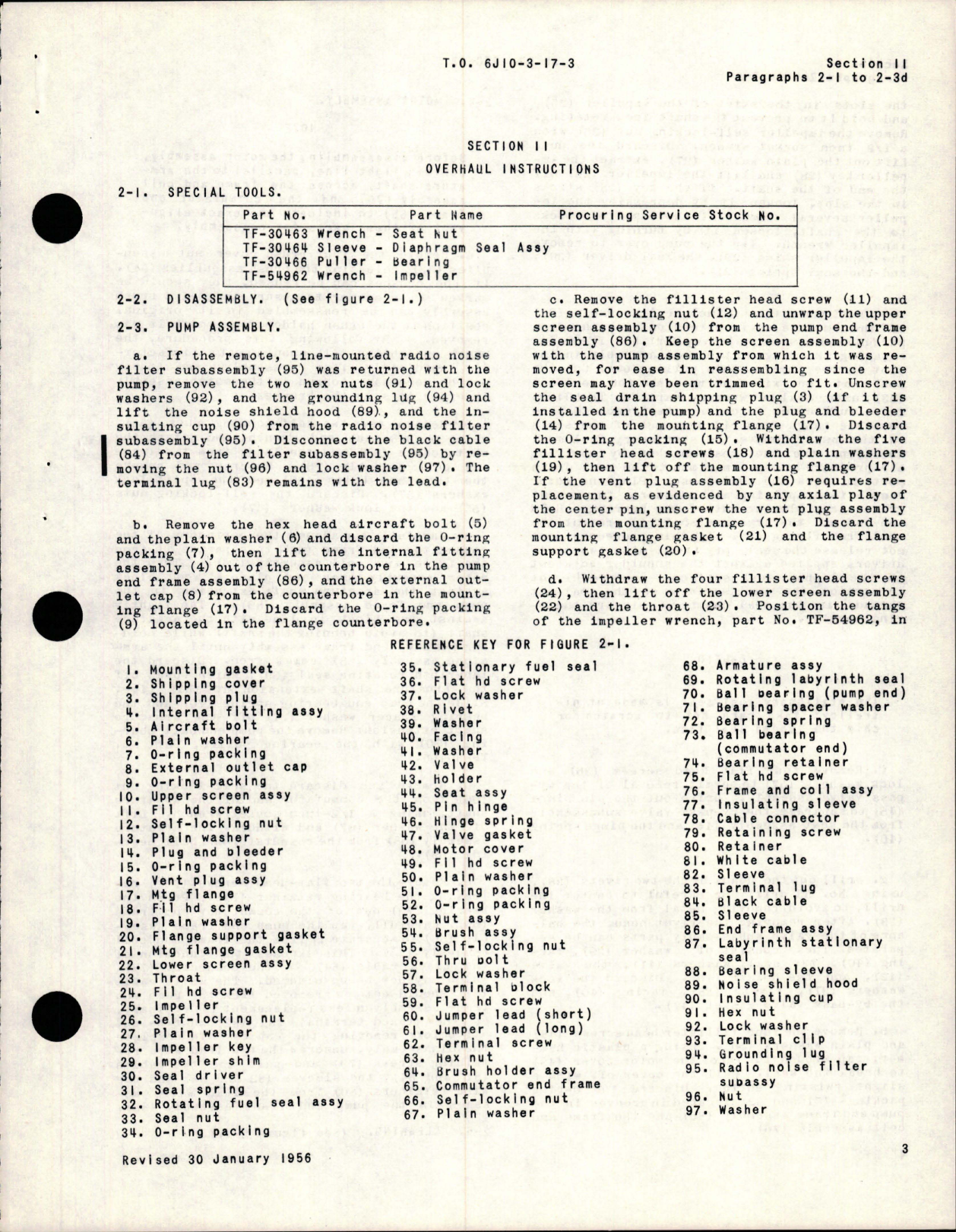 Sample page 5 from AirCorps Library document: Overhaul Instructions for Submerged Fuel Booster Pumps - TF-54900-1 Series