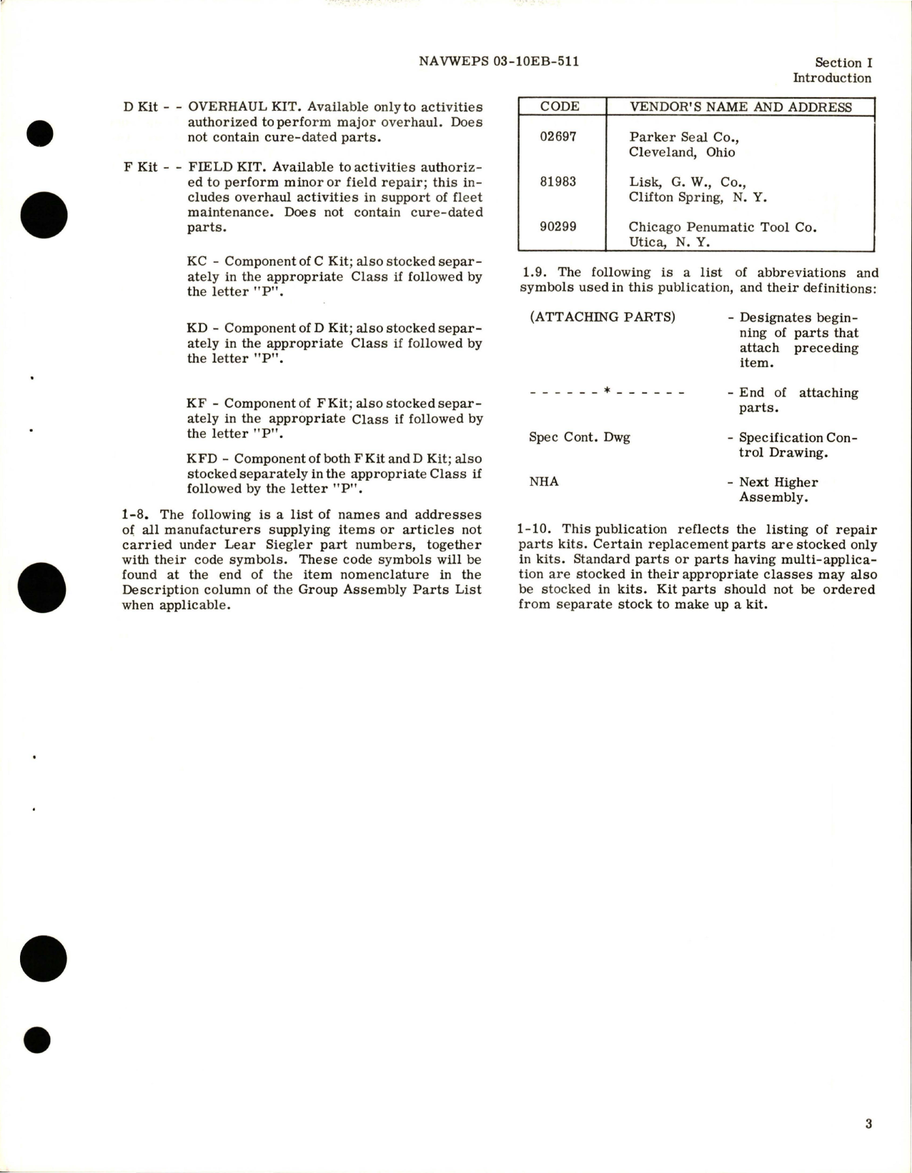 Sample page 5 from AirCorps Library document: Illustrated Parts Breakdown for Centrifugal Fuel Booster Pump - Models RG11250, RG11250A, and RG11250A1 