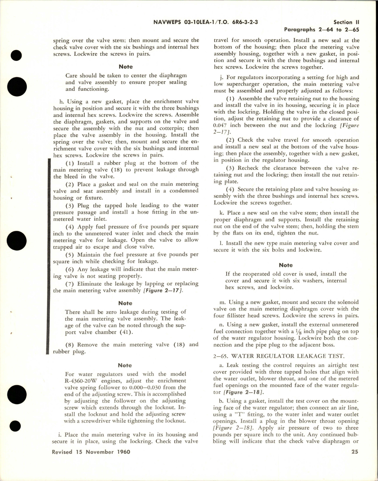 Sample page 5 from AirCorps Library document: Overhaul Instructions for Water Regulators 