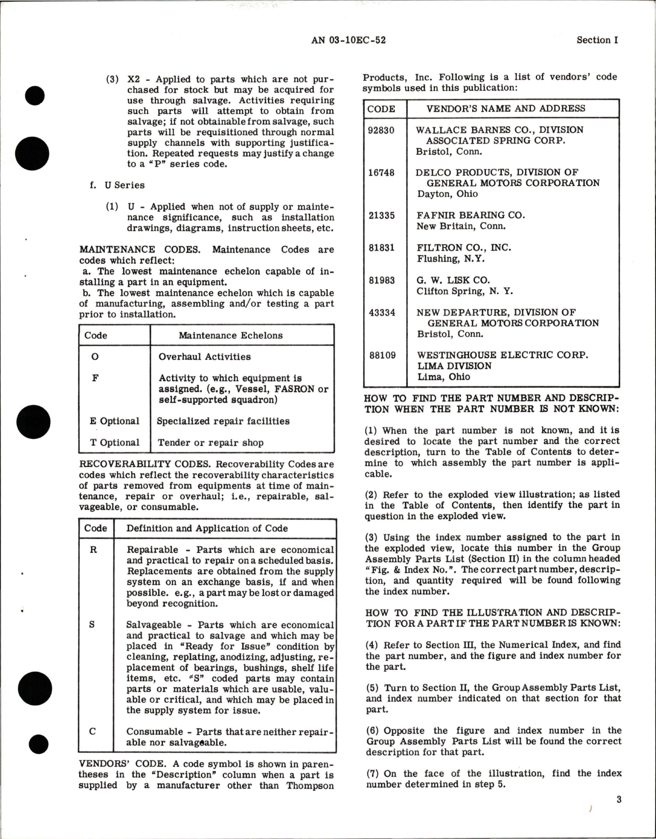 Sample page 5 from AirCorps Library document: Illustrated Parts Breakdown for Submerged Fuel Booster Pumps