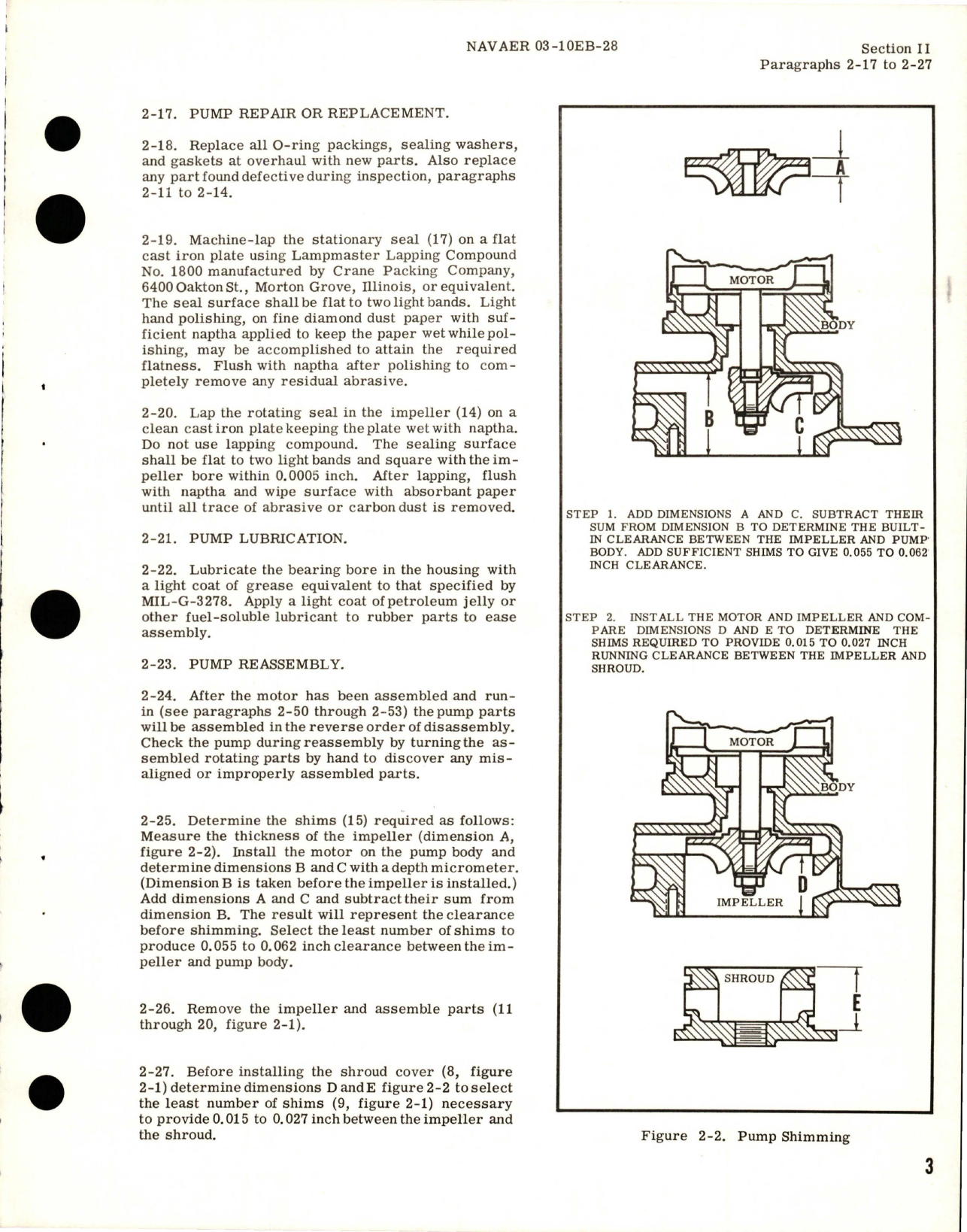 Sample page 7 from AirCorps Library document: Overhaul Instructions for Fuel Booster Pump - RG11260, RG11260A1, and RG11260A3