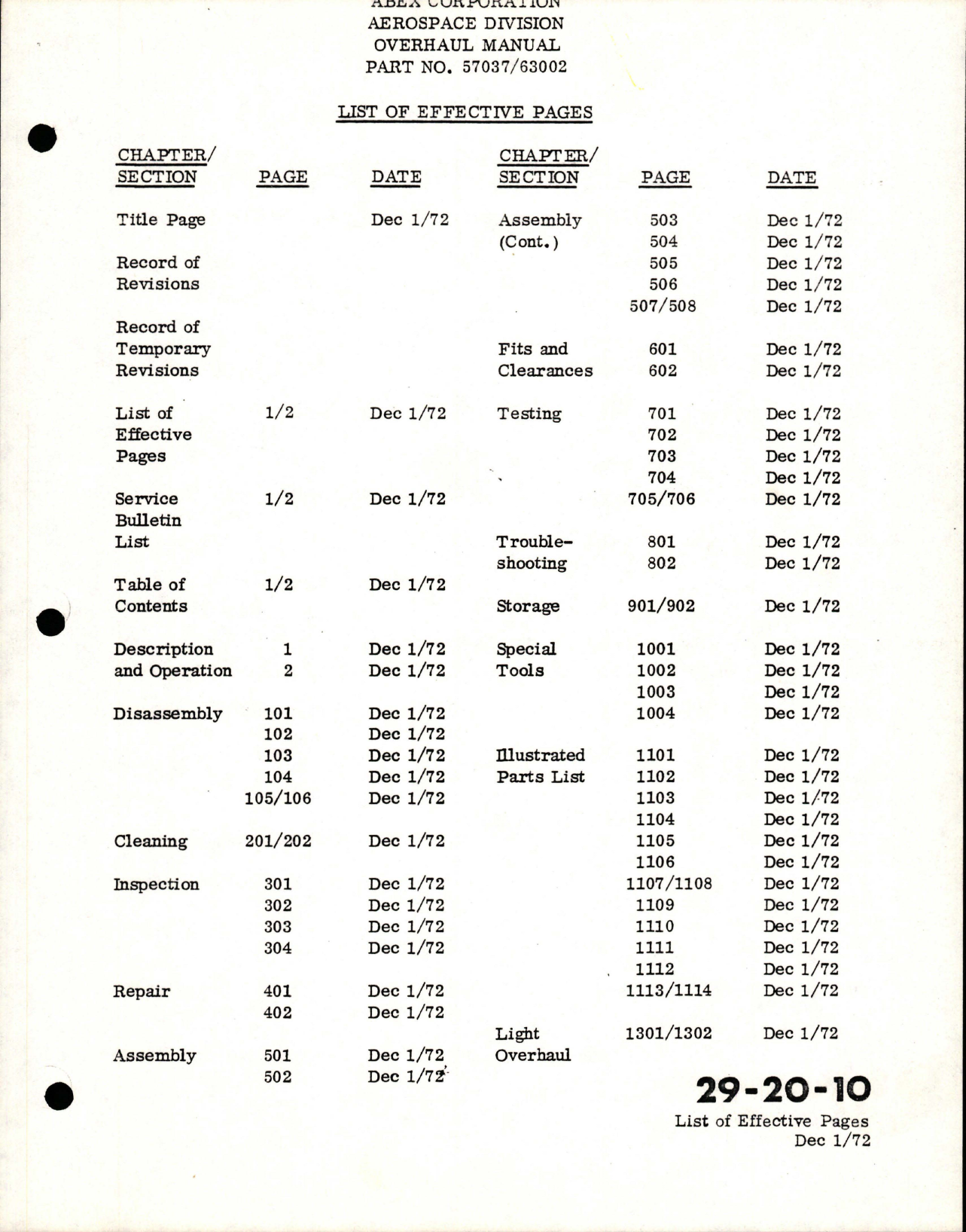 Sample page 5 from AirCorps Library document: Overhaul Manual for Pump and Motor Package - Parts 57037, 63002 - Models PMP05VC-5 and PMP05VC-5A 