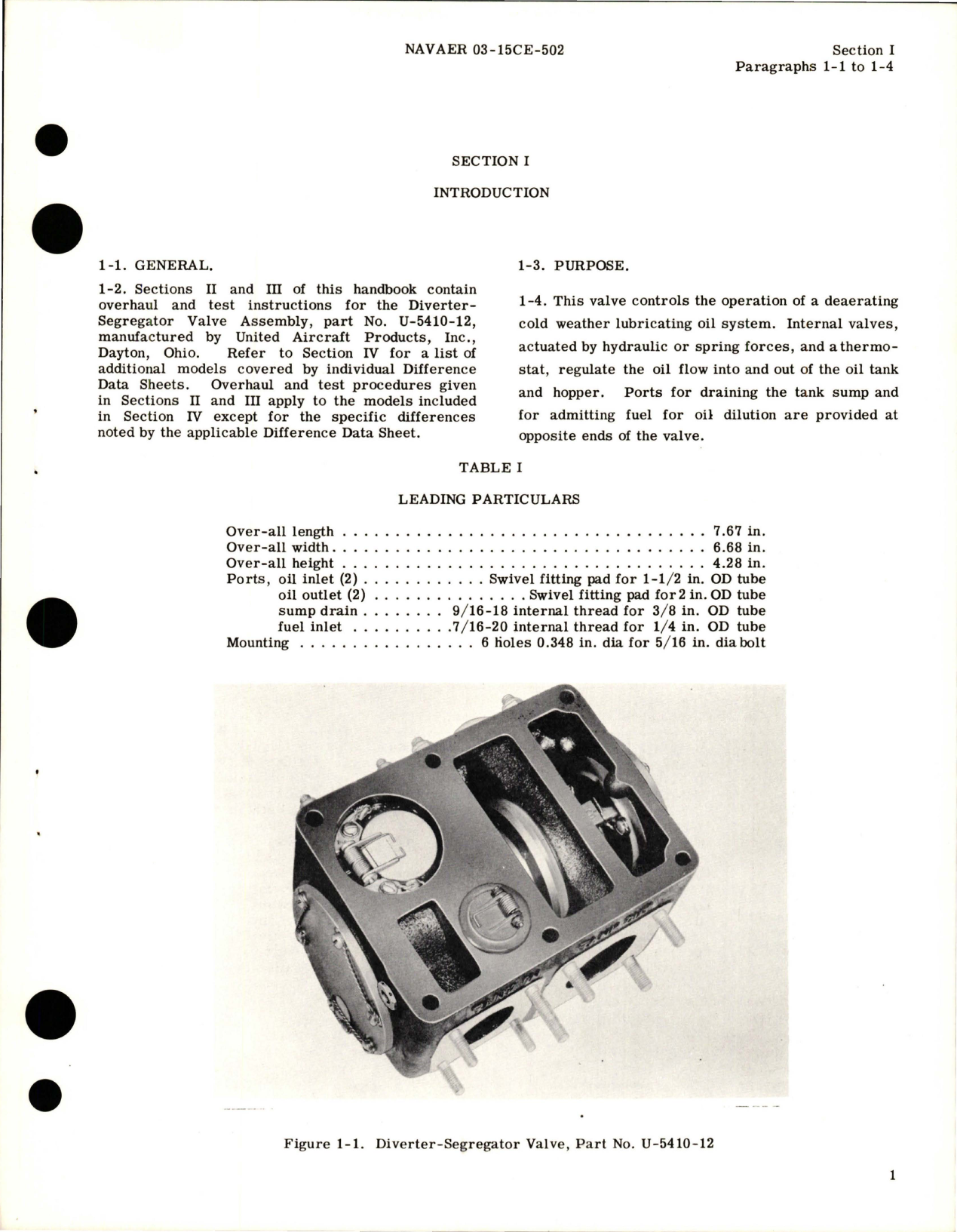 Sample page 5 from AirCorps Library document: Overhaul Instructions for Diverter-Segregator Valve Assemblies