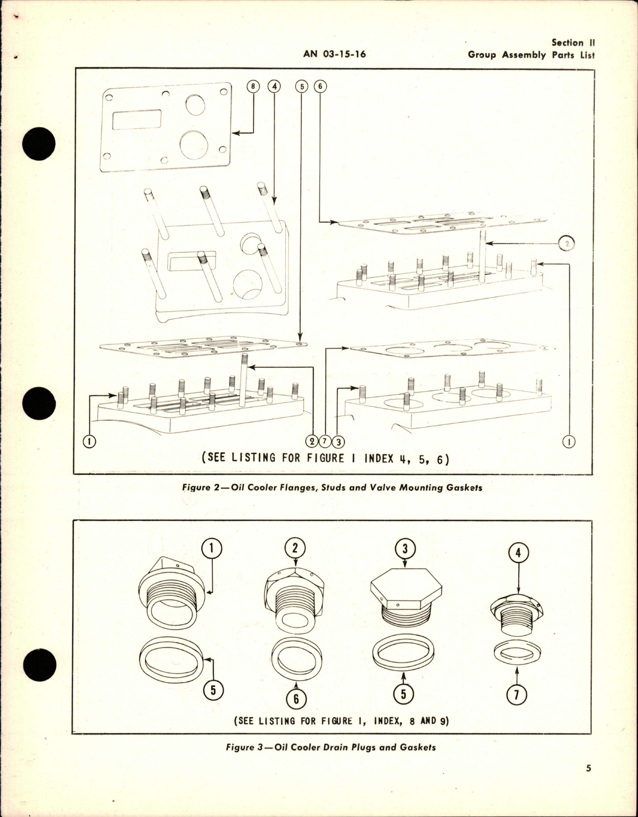 Sample page 9 from AirCorps Library document: Parts Catalog for Oil Coolers & Control Valves 