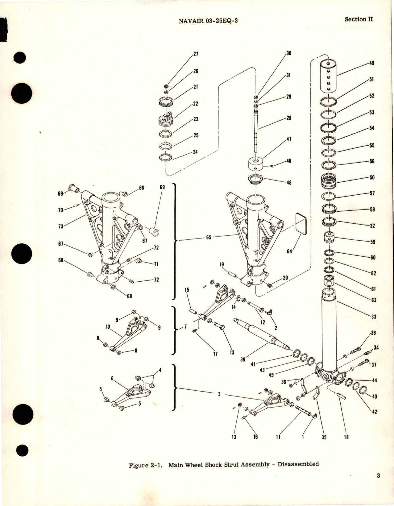 Sample page 7 from AirCorps Library document: Overhaul Instructions for Main Wheel Shock Strut Assembly - Parts S6125-50102-1 and S615-51103-1