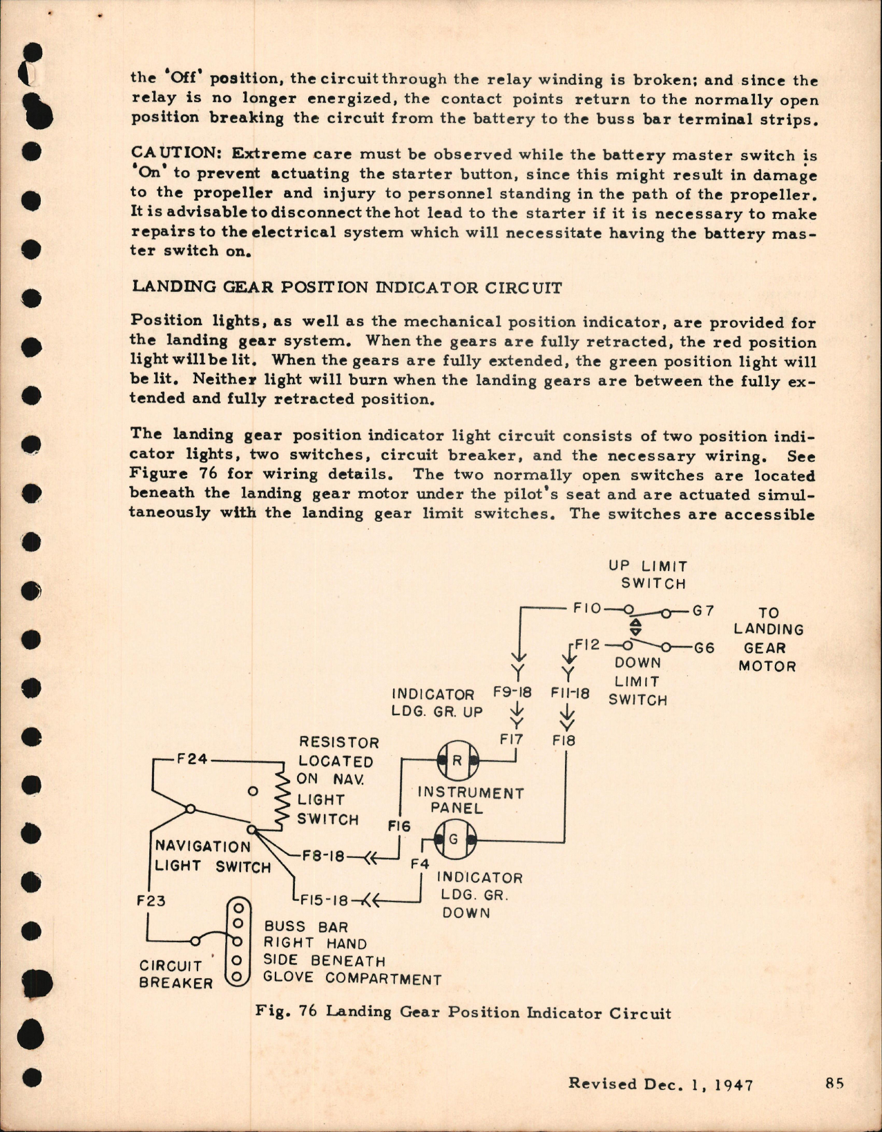 Sample page 5 from AirCorps Library document: Electrical System for the Beechcraft Bonanza