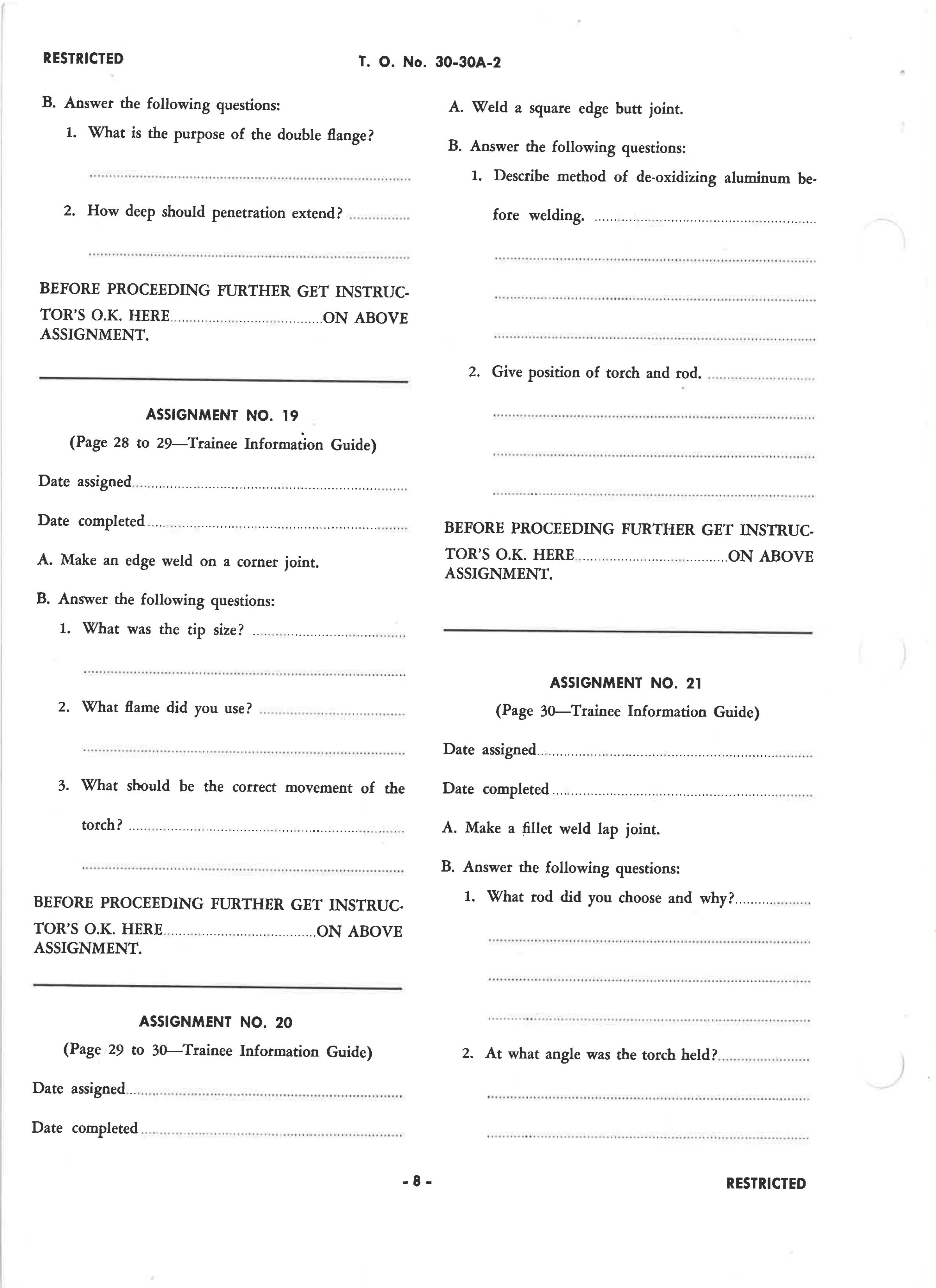 Sample page 10 from AirCorps Library document: Aircraft Welding Specialist - Trainee Work Guide