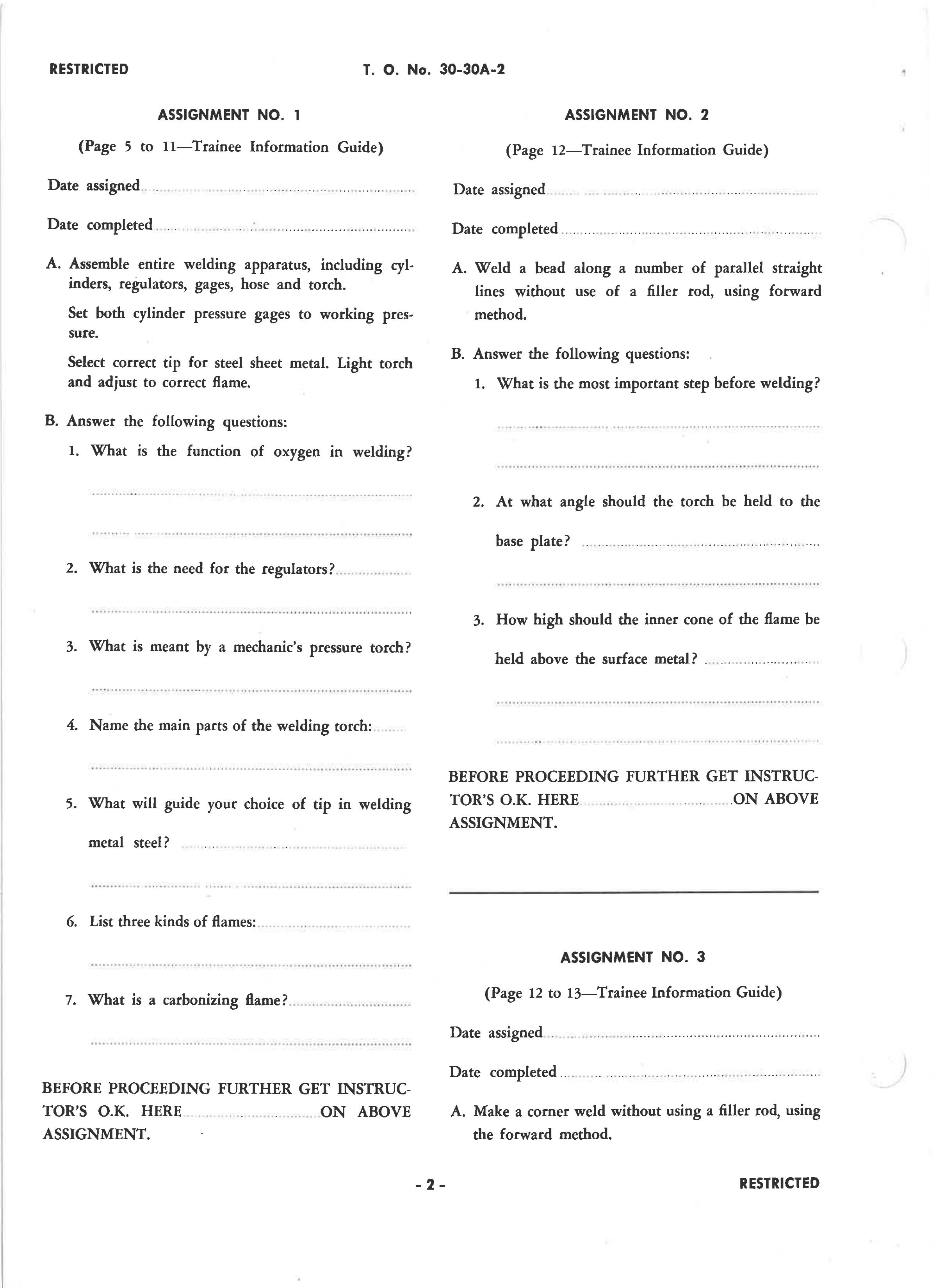 Sample page 4 from AirCorps Library document: Aircraft Welding Specialist - Trainee Work Guide