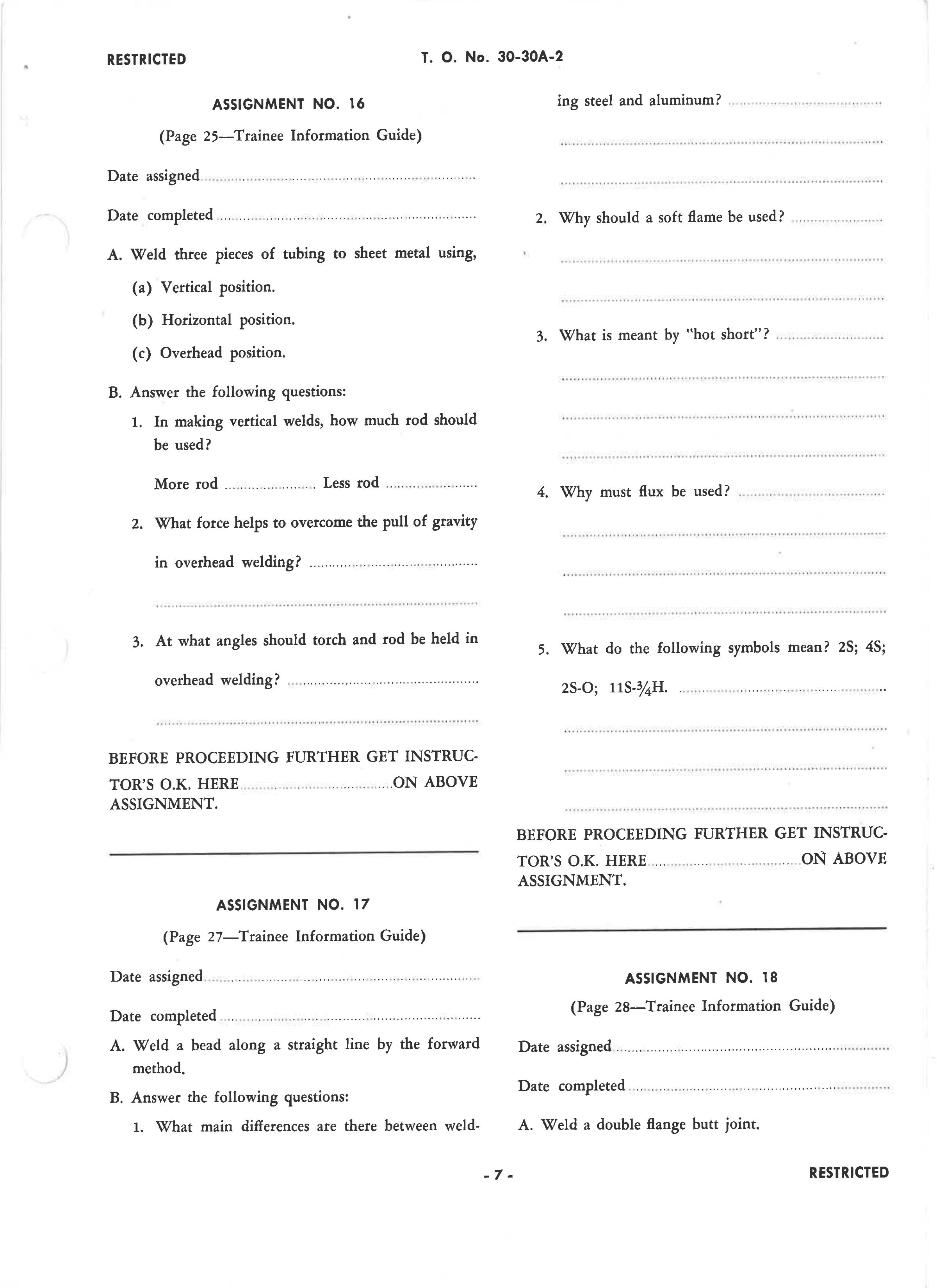 Sample page 9 from AirCorps Library document: Aircraft Welding Specialist - Trainee Work Guide