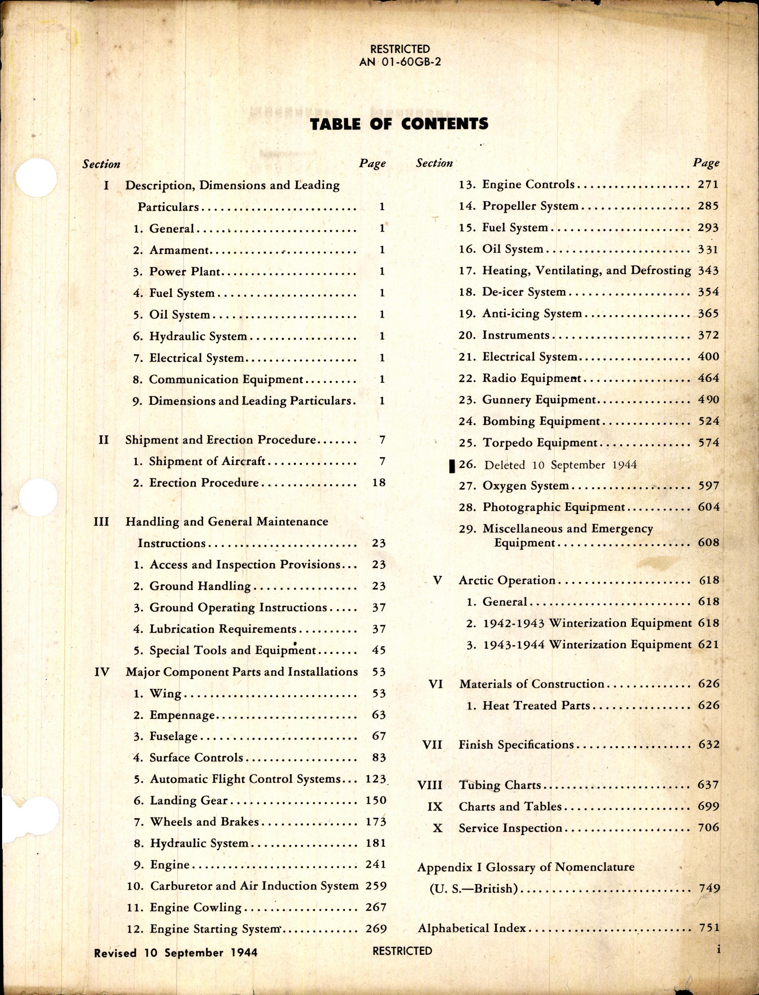 Sample page 3 from AirCorps Library document: Erection and Maintenance Inst for B-25C. D, and PBJ-1C, & D