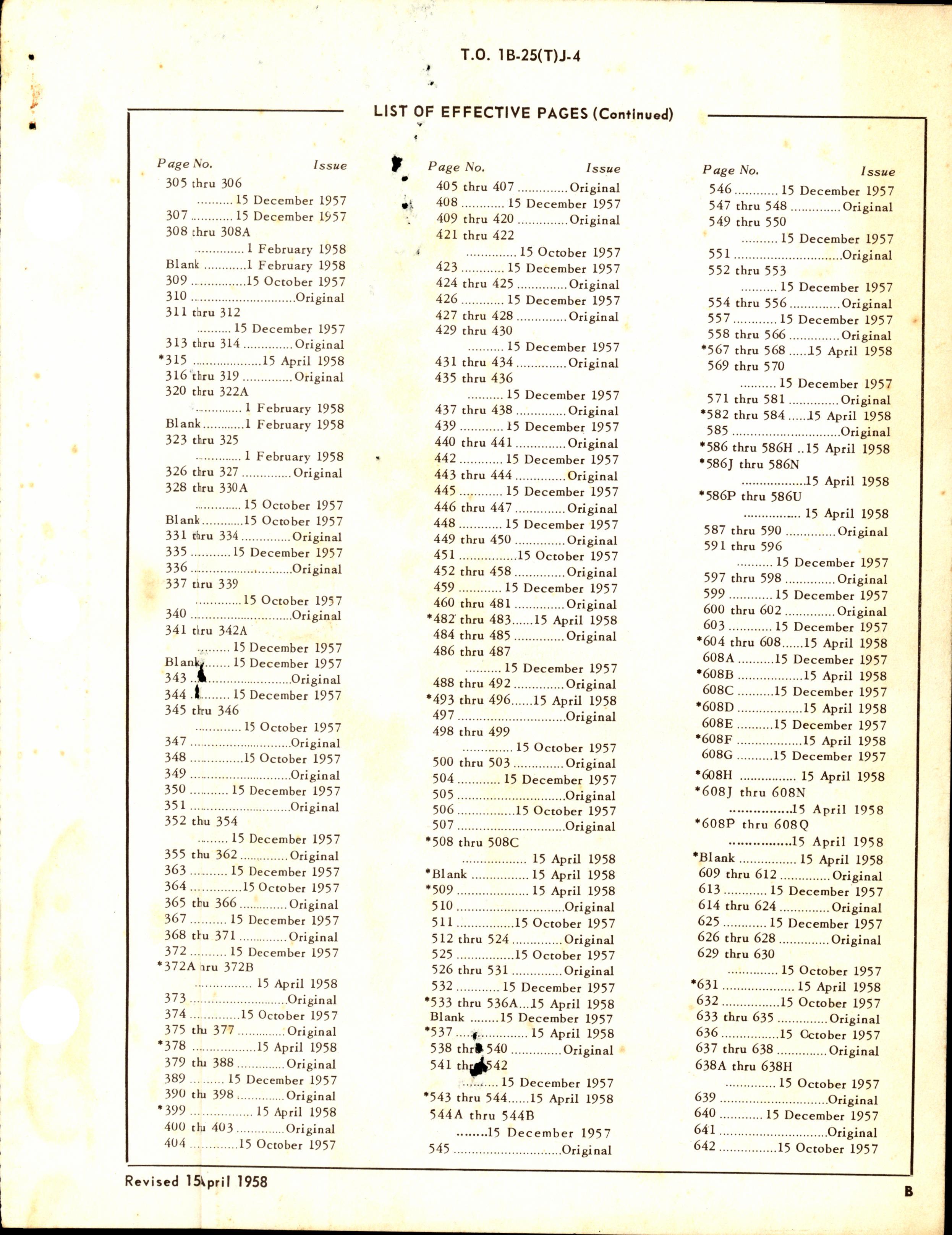 Sample page 3 from AirCorps Library document: Parts Breakdown for B-25J, TB-25J, TB-25L, TB-25L-1, & TB-25N