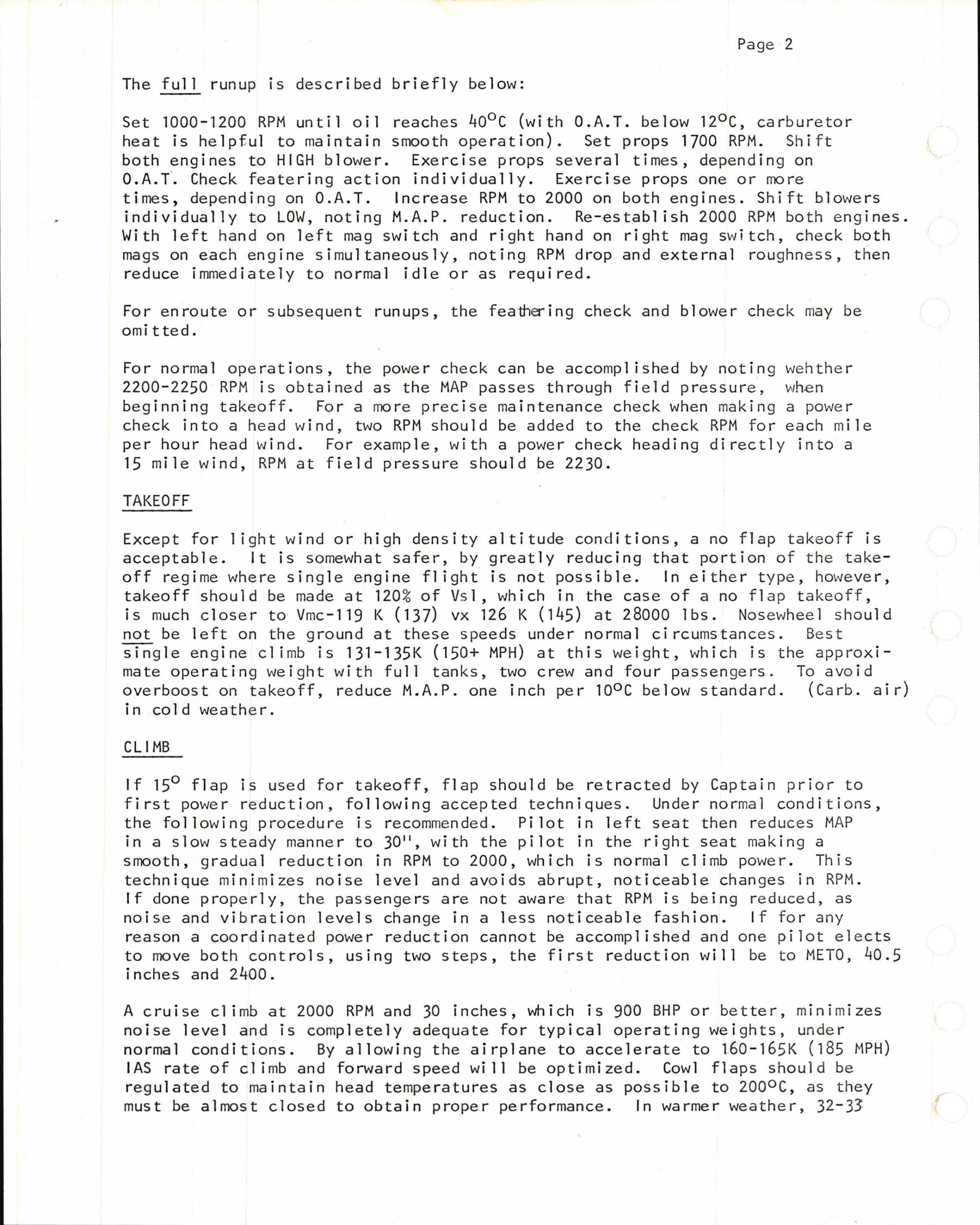 Sample page 2 from AirCorps Library document: Bendix Radio - B-25 Operating Procedures