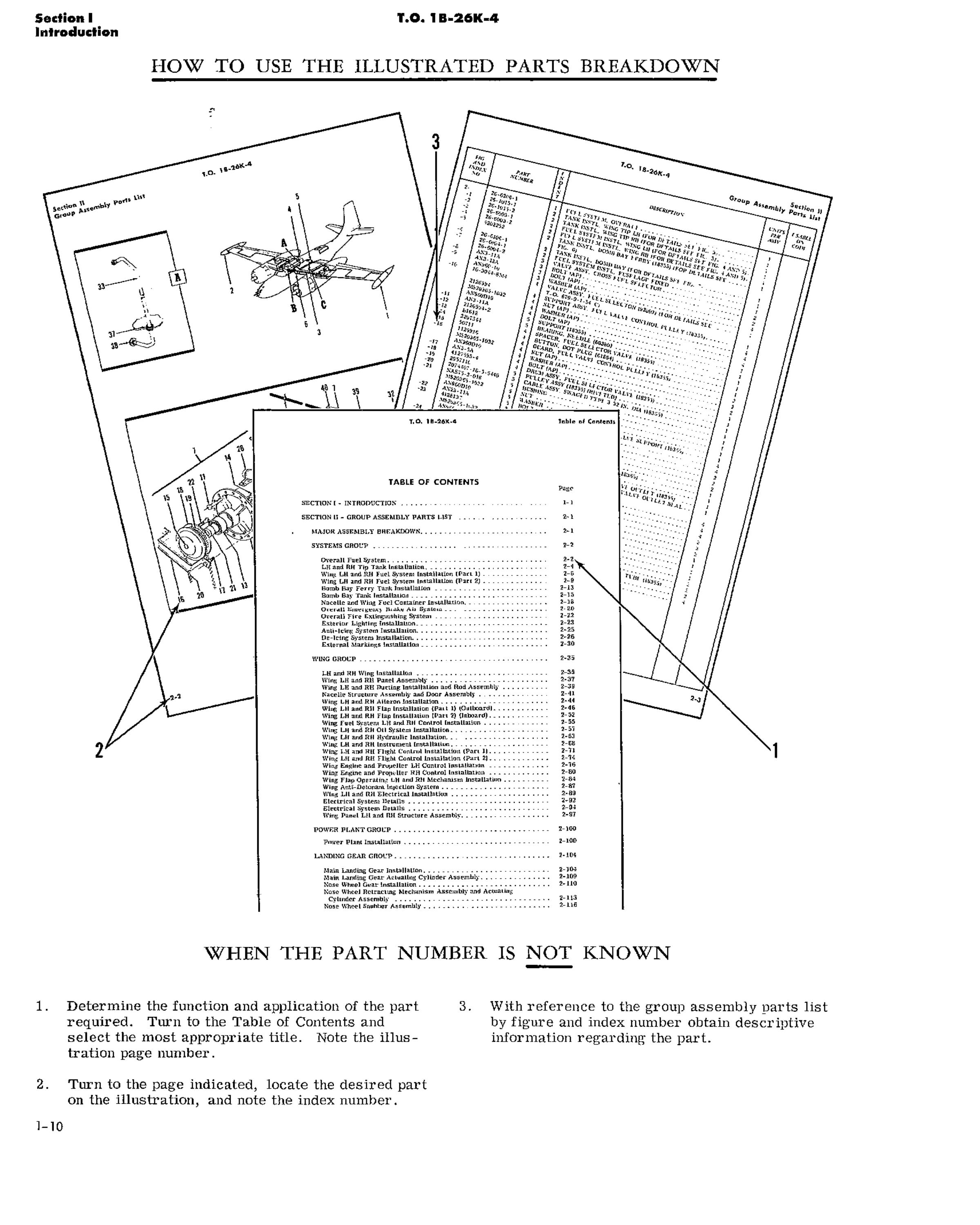 Sample page 16 from AirCorps Library document: Illustrated Parts Breakdown for B-26K Series Aircraft