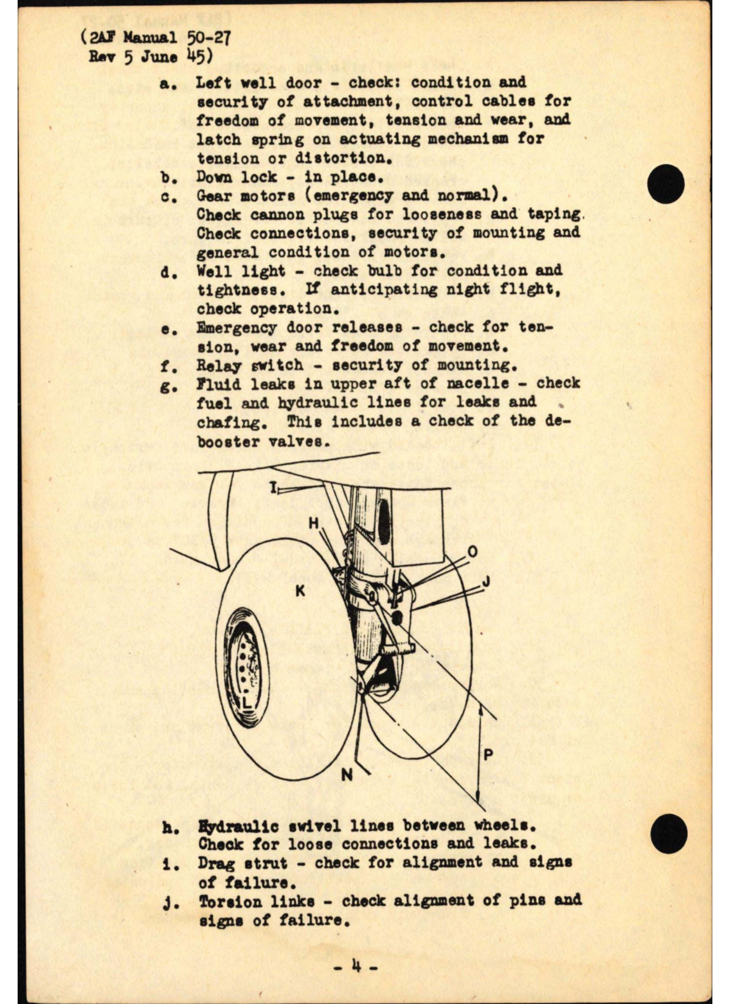 Sample page  15 from AirCorps Library document: B-29 Standard Procedures for Pilots, Second Air Force