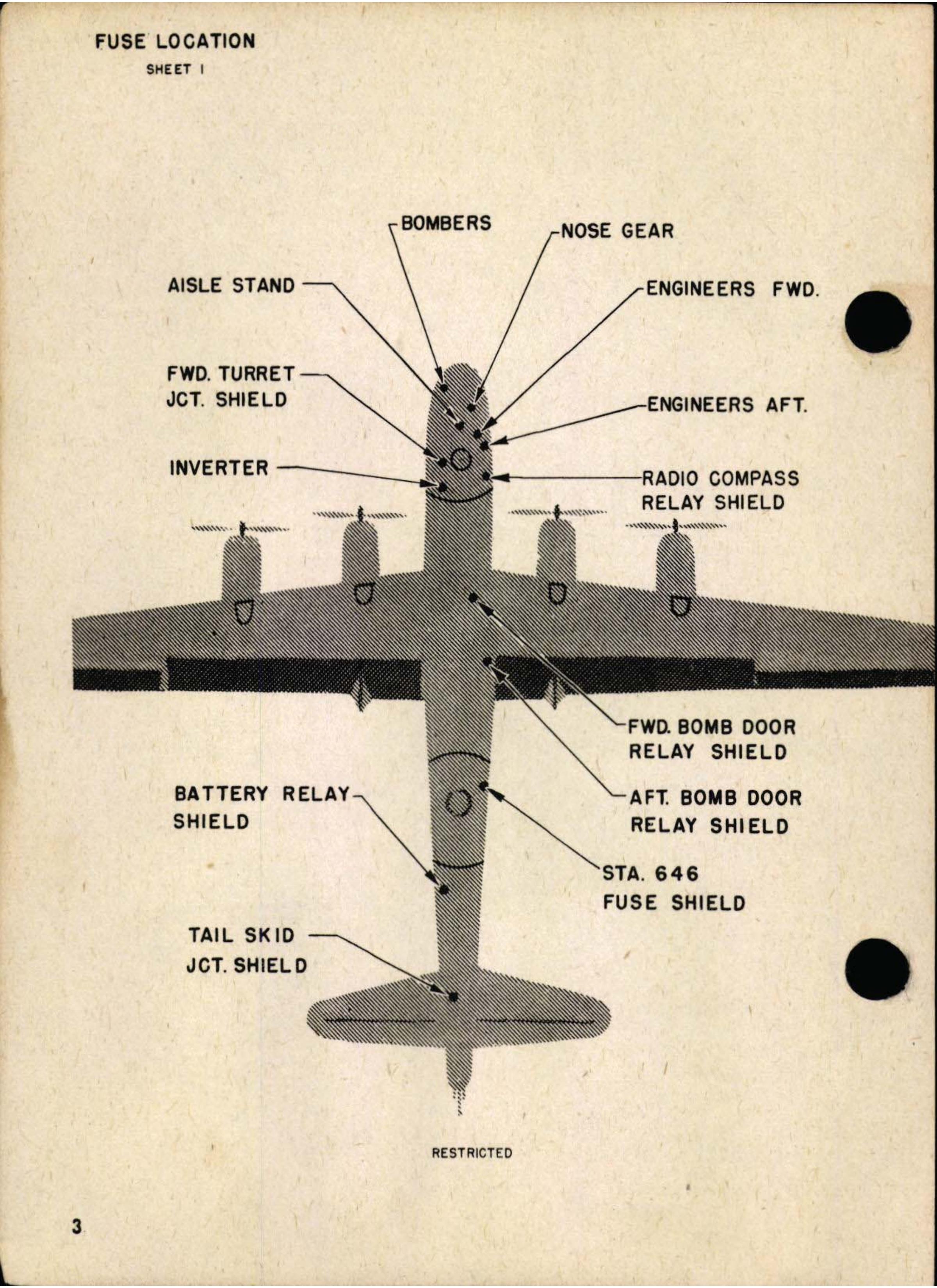 Sample page  17 from AirCorps Library document: B-29 Simplified Electrical Diagrams by Boeing