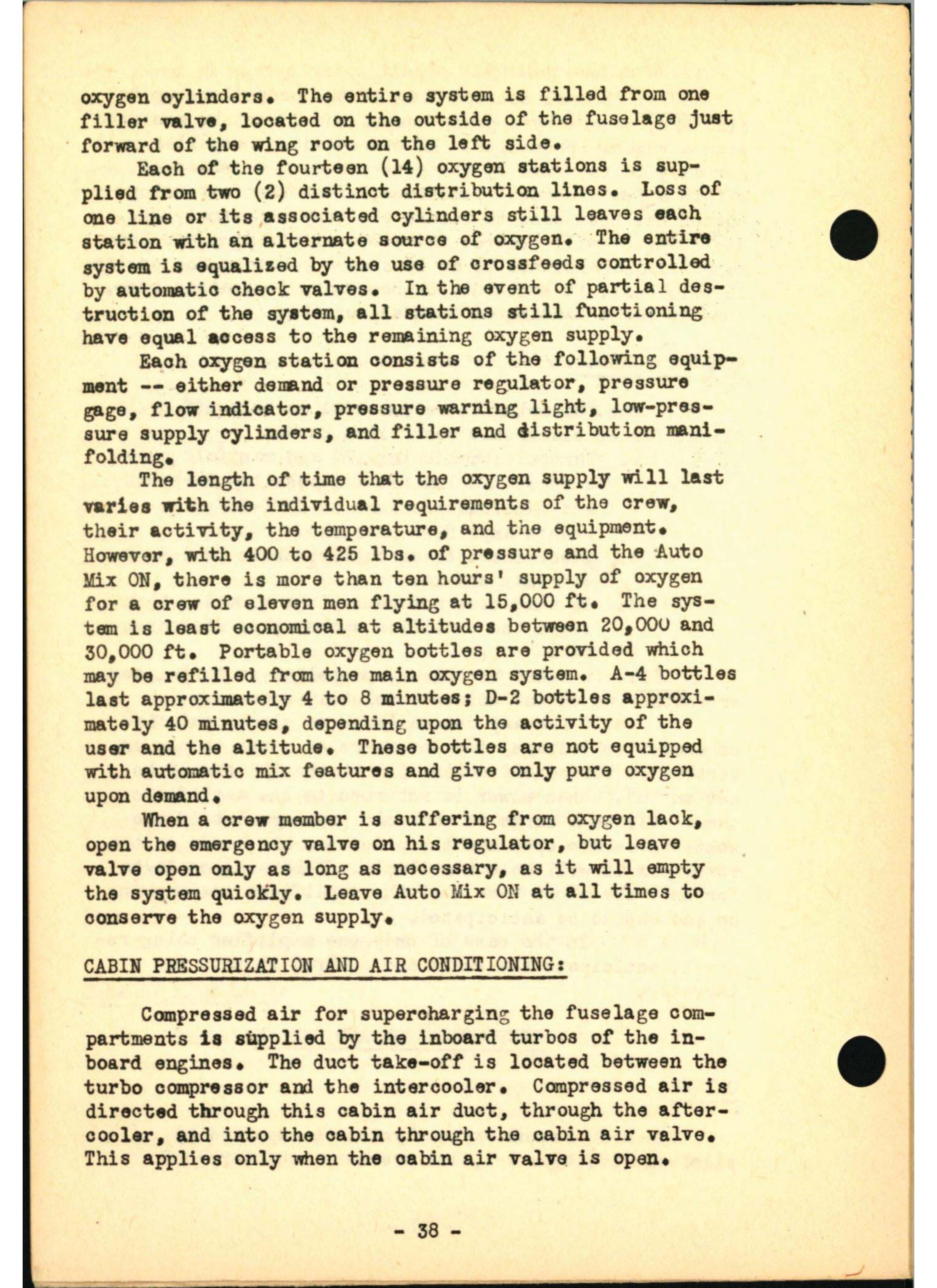 Sample page  43 from AirCorps Library document: B-29 Standard Procedures for Flight Engineers, Second Air Force