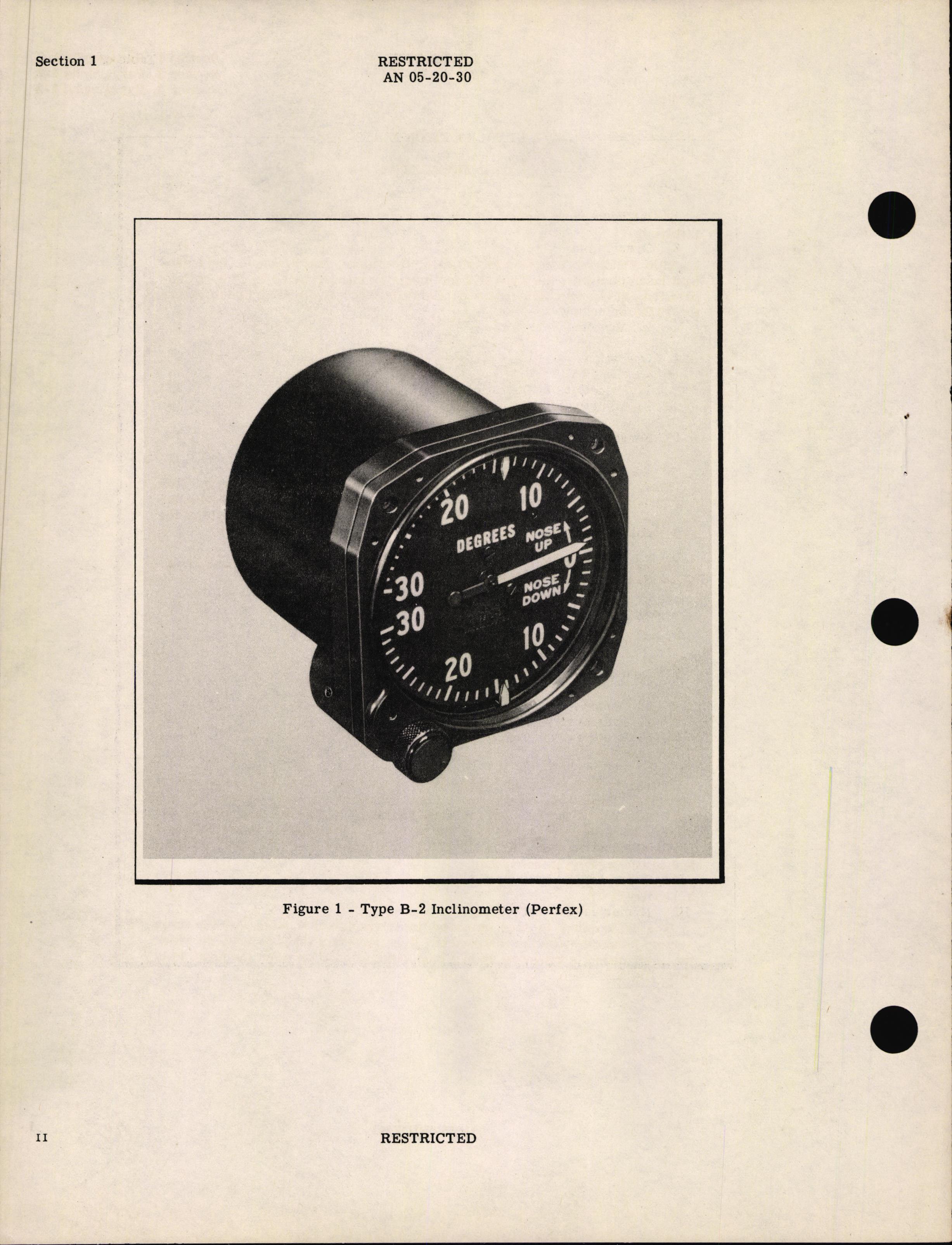 Sample page 6 from AirCorps Library document: Handbook of Instructions with Parts Catalog for Type B-2 Inclinometer