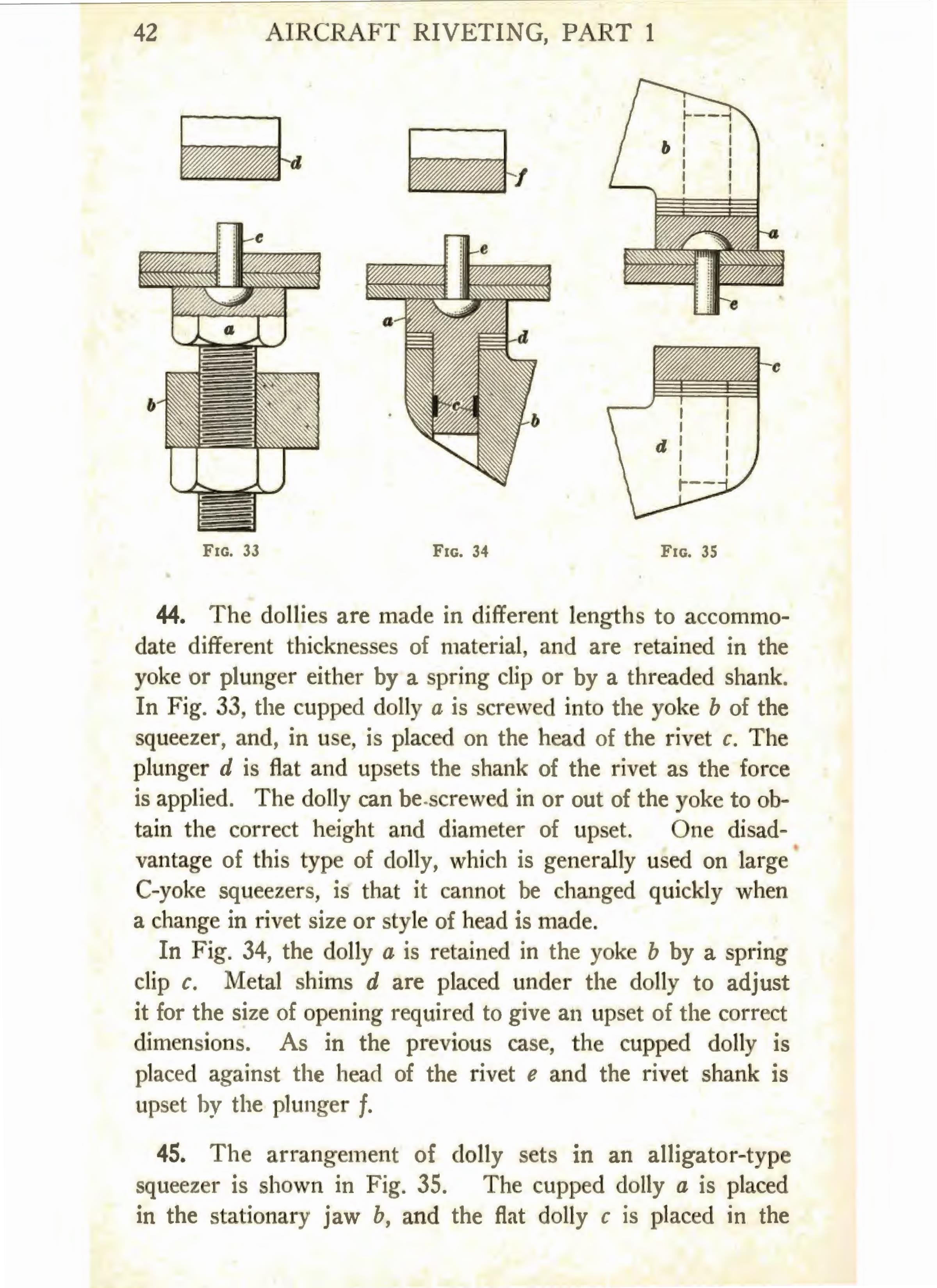 Sample page 44 from AirCorps Library document: Aircraft Riveting Part 1 - Bureau of Aeronautics