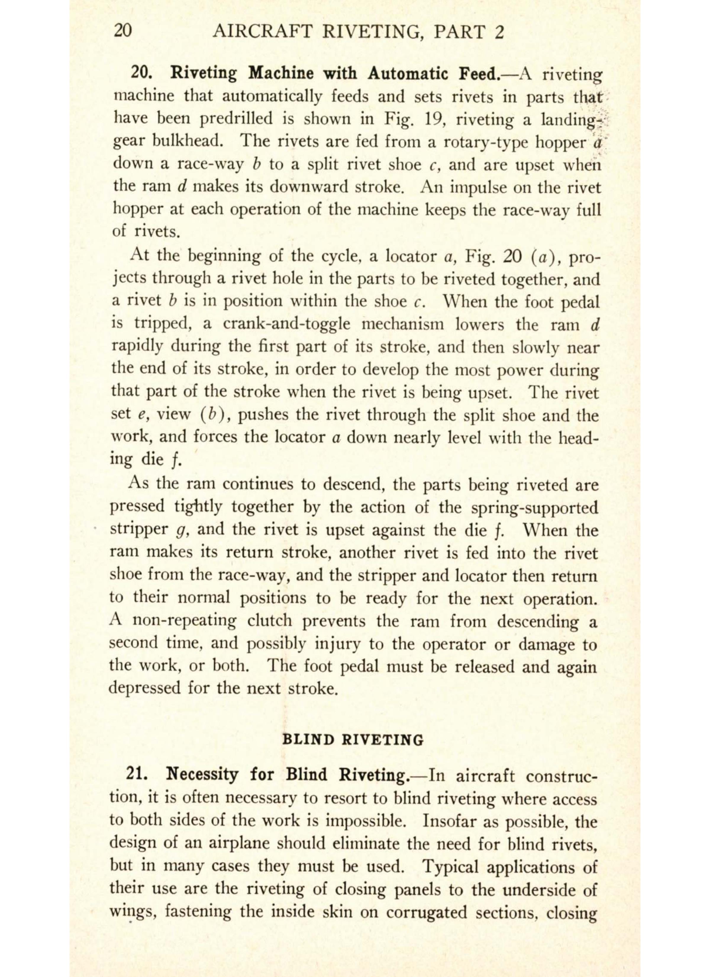 Sample page 22 from AirCorps Library document: Aircraft Riveting Part 2 - Bureau of Aeronautics