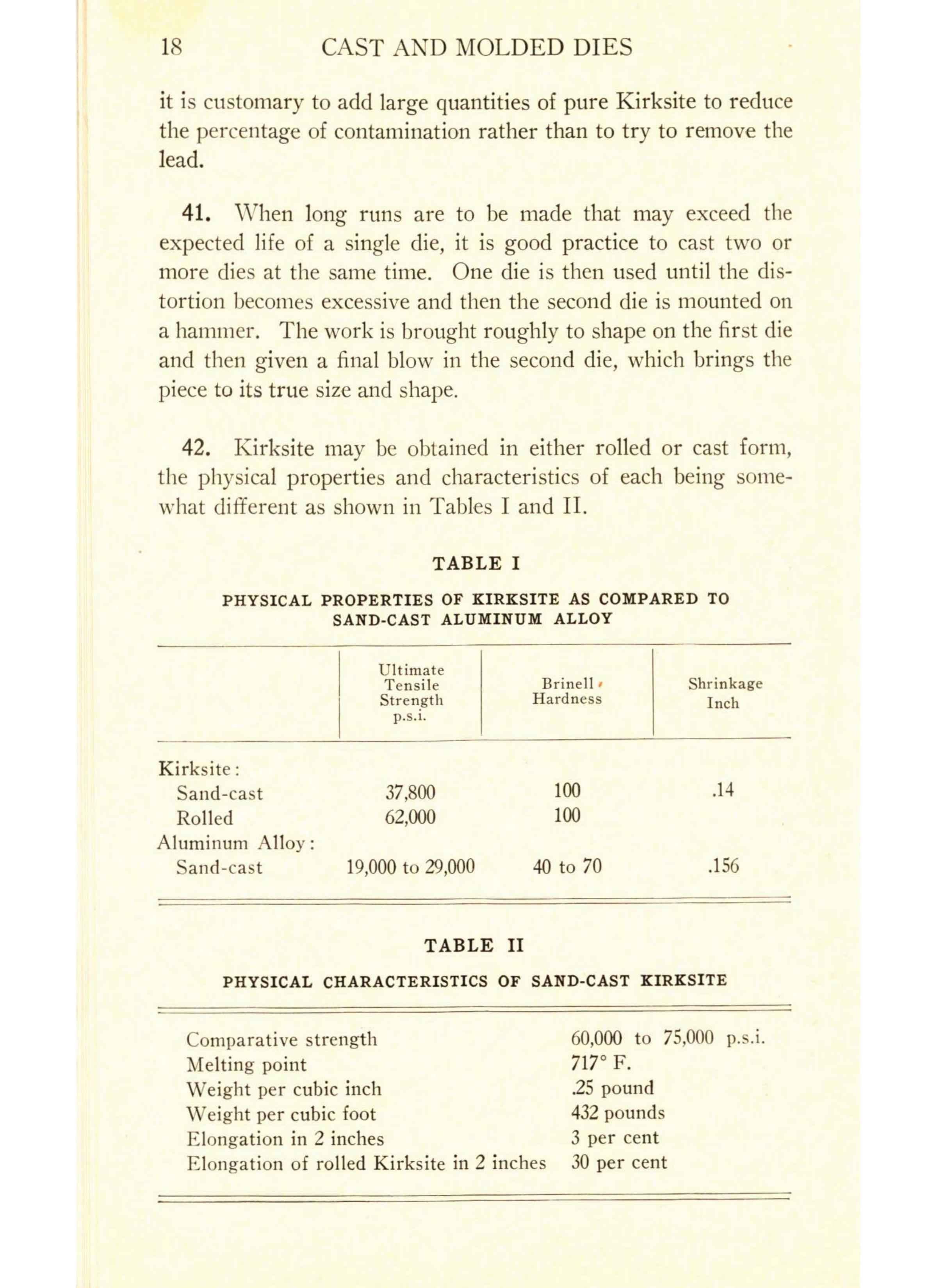 Sample page 20 from AirCorps Library document: Aircraft Tooling - Cast and Molded Dies - Bureau of Aeronautics