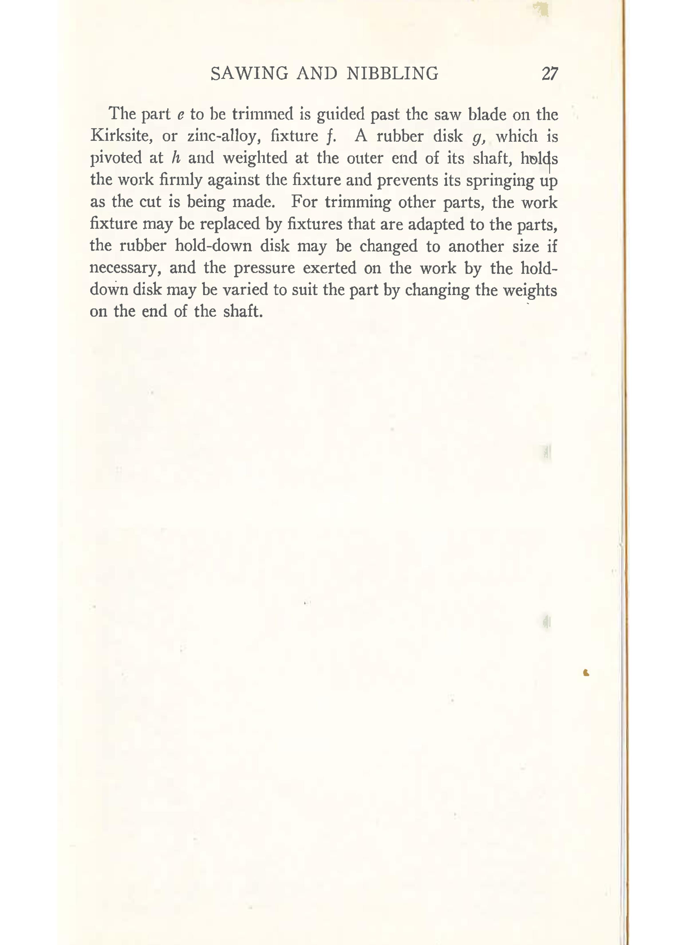 Sample page 28 from AirCorps Library document: Blanking & Punching - Shearing, Sawing, Nibbling - Bureau of Aeronautics