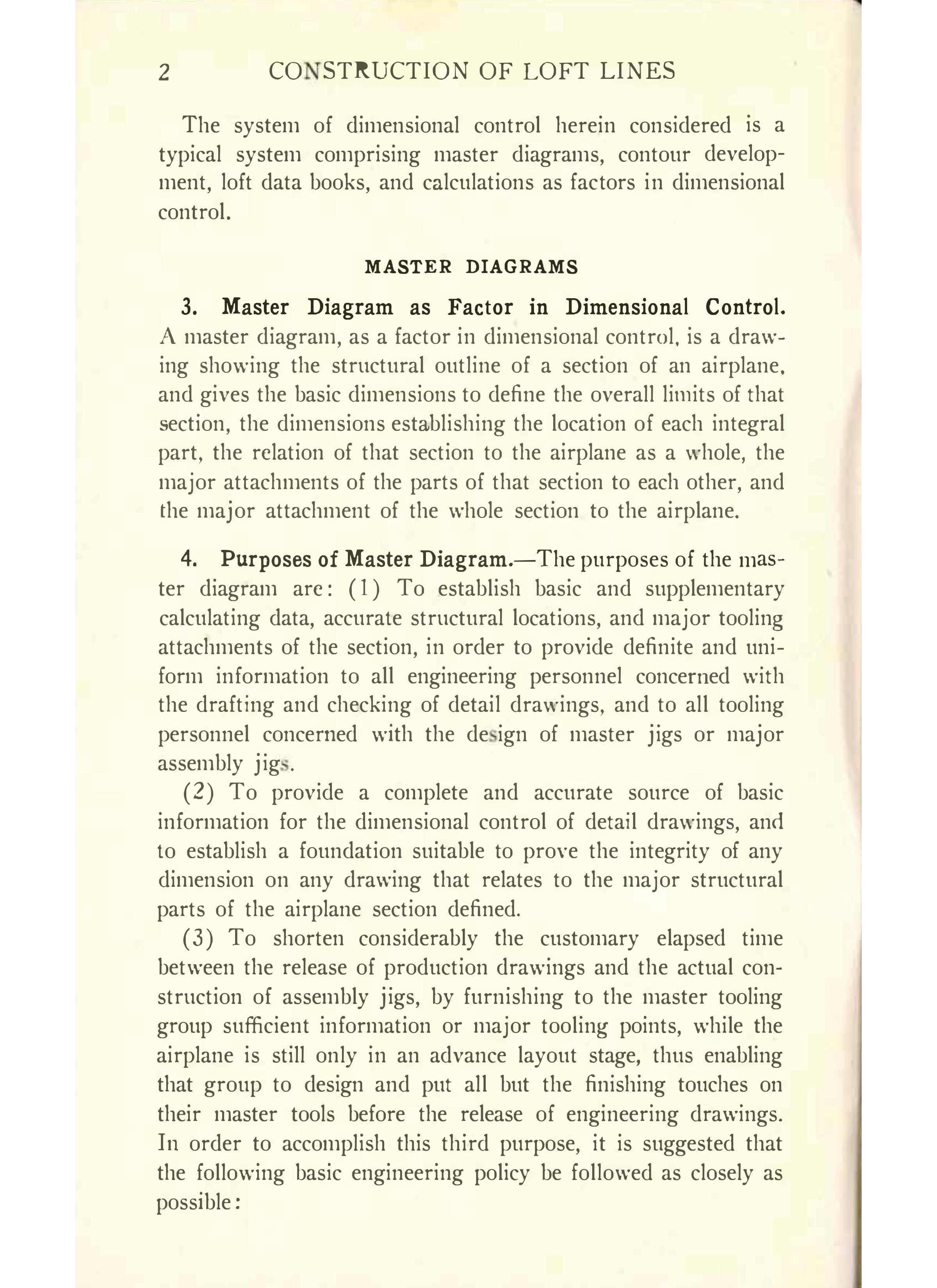 Sample page 4 from AirCorps Library document: Lofting and Layout - Construction of Loft Lines - Bureau of Aeronautics