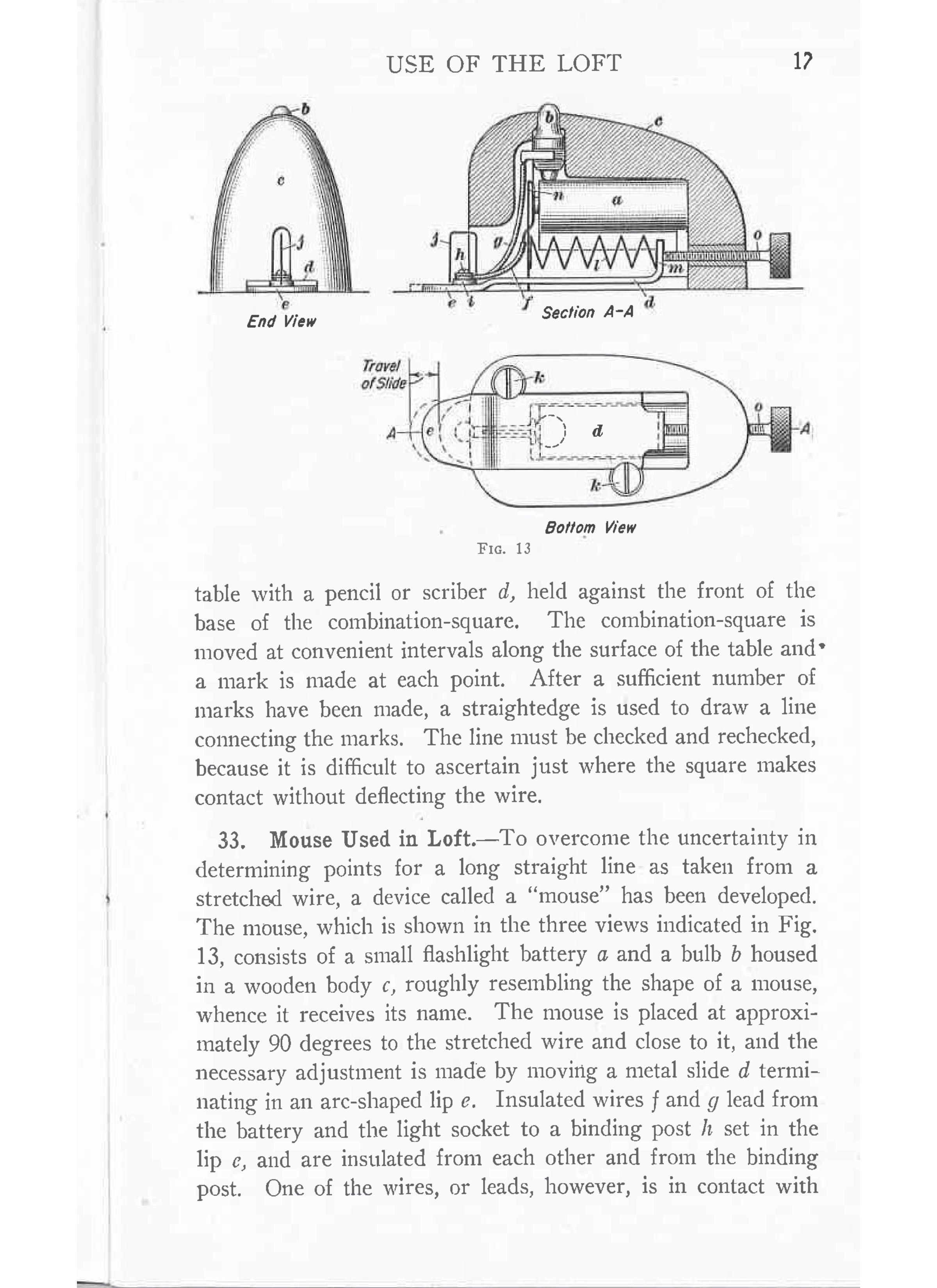 Sample page 19 from AirCorps Library document: Lofting and Layout - Use of the Loft - Bureau of Aeronautics