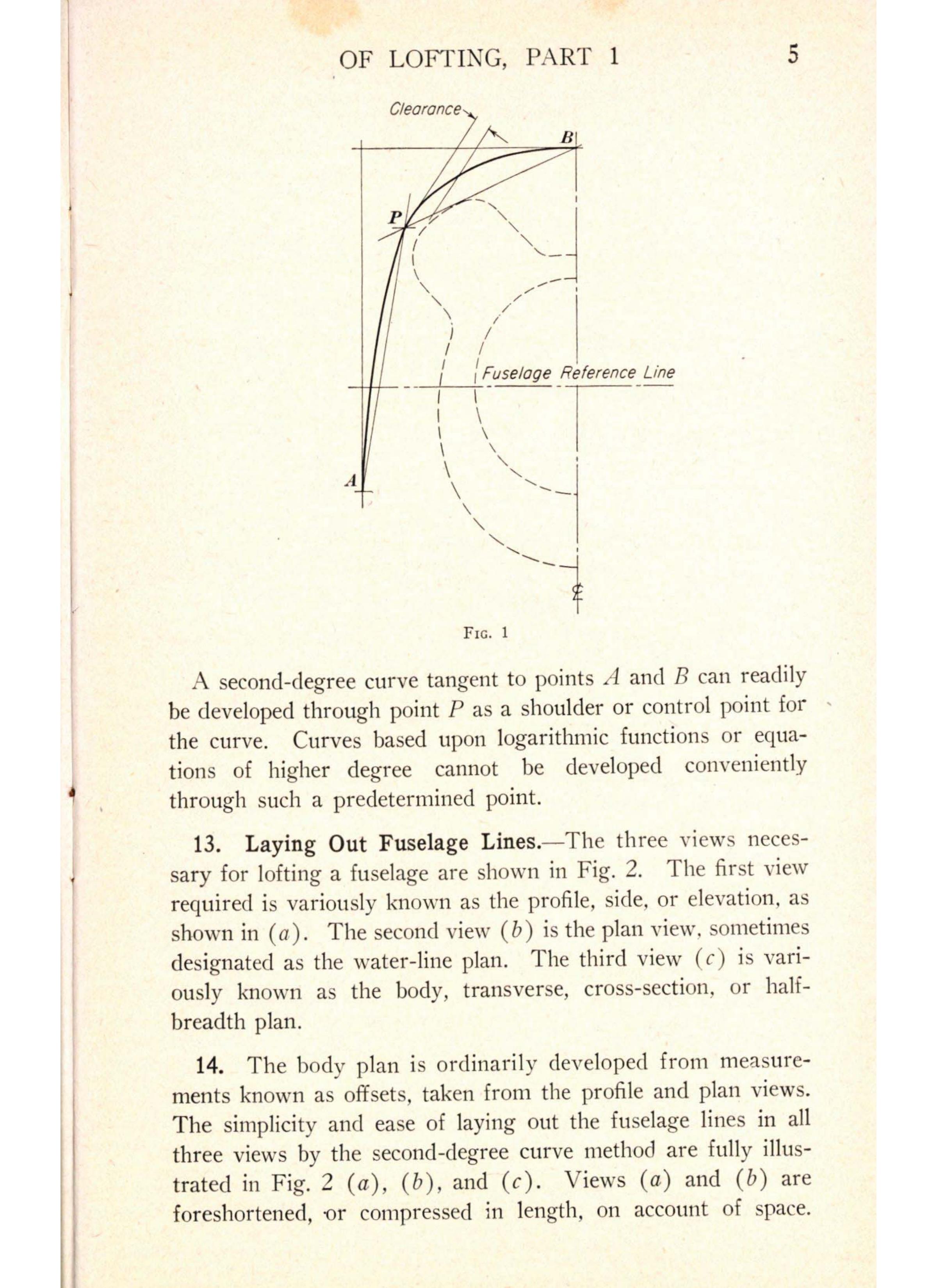 Sample page 7 from AirCorps Library document: Mathmatical Technique of Lofting - Part 1 - Bureau of Aeronautics