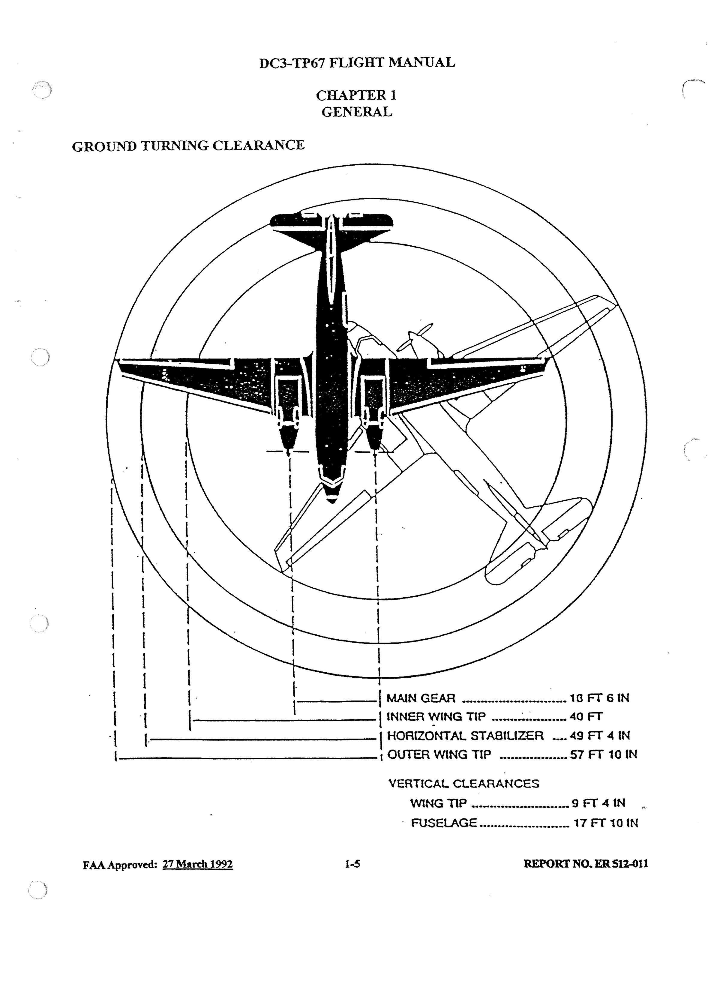 Sample page 13 from AirCorps Library document: Basler Turbo Conversions Flight Manual for Turbo DC3-TP67