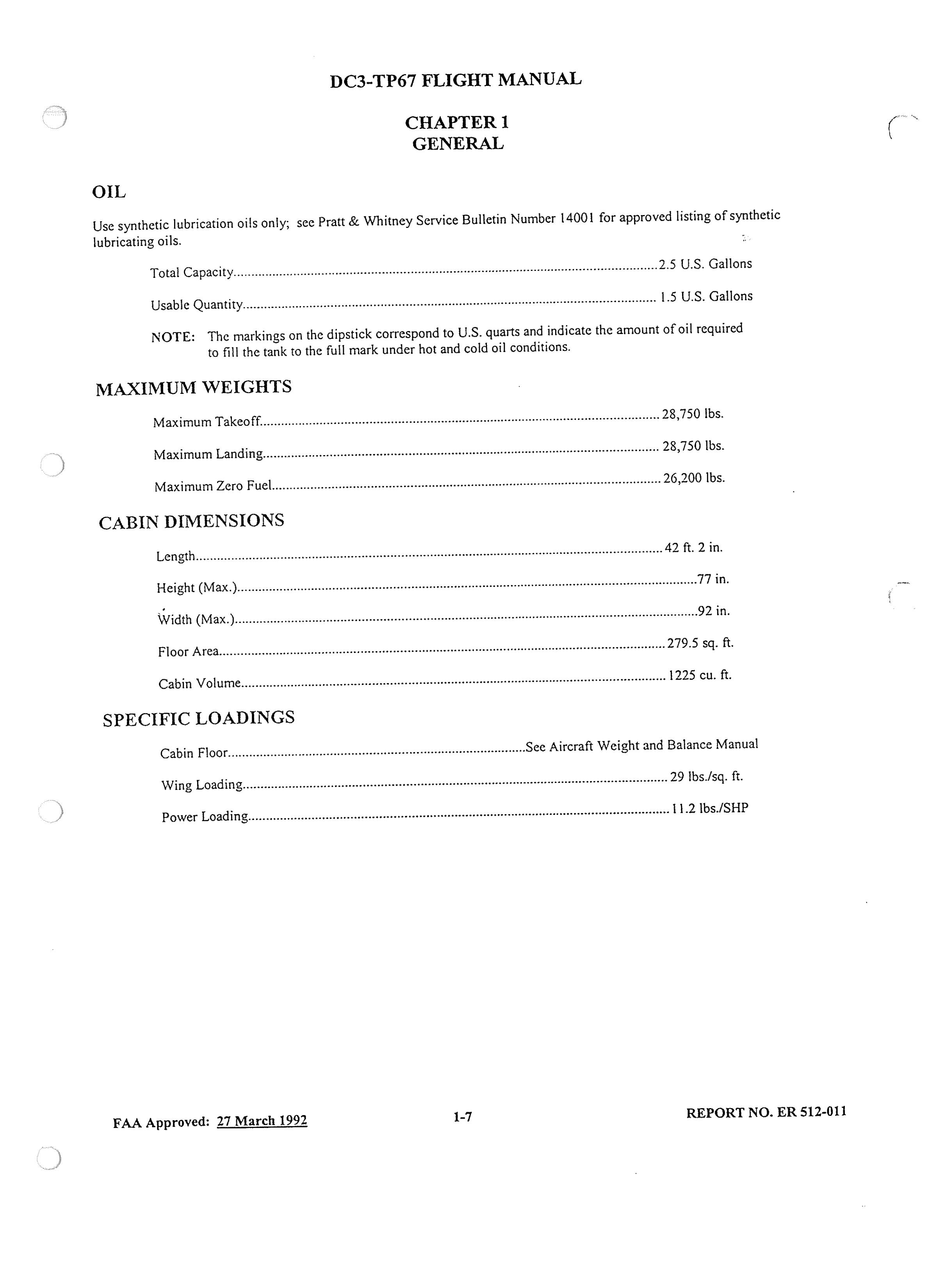 Sample page 15 from AirCorps Library document: Basler Turbo Conversions Flight Manual for Turbo DC3-TP67