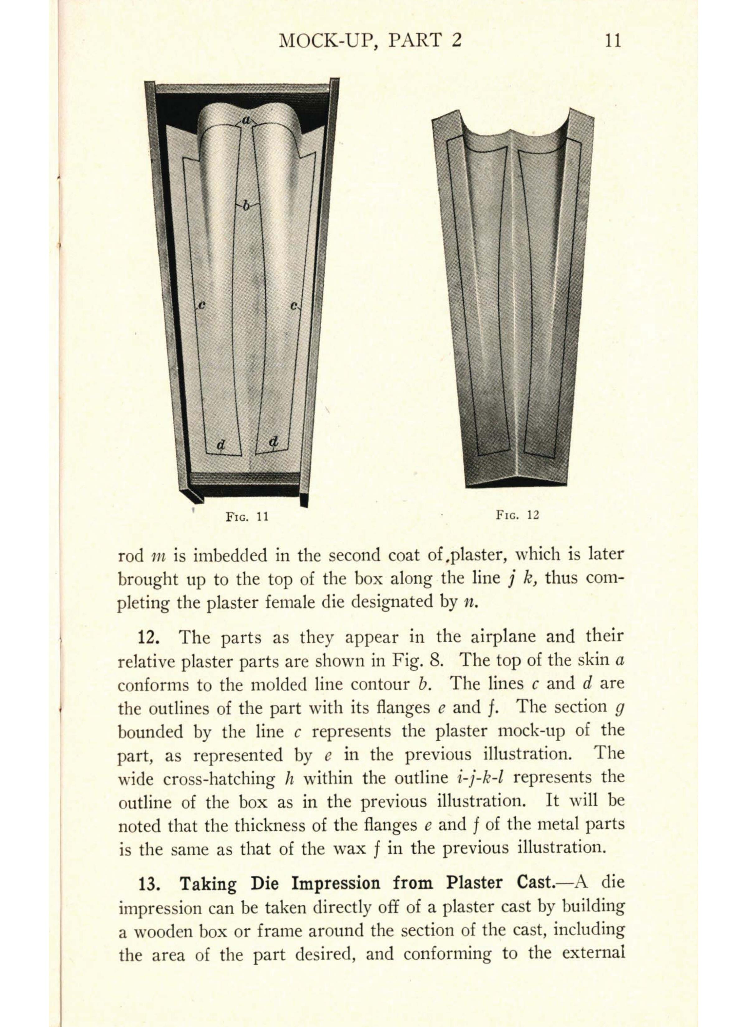 Sample page 13 from AirCorps Library document: Templets and Layout - Mock Up Part 2 - Bureau of Aeronautics