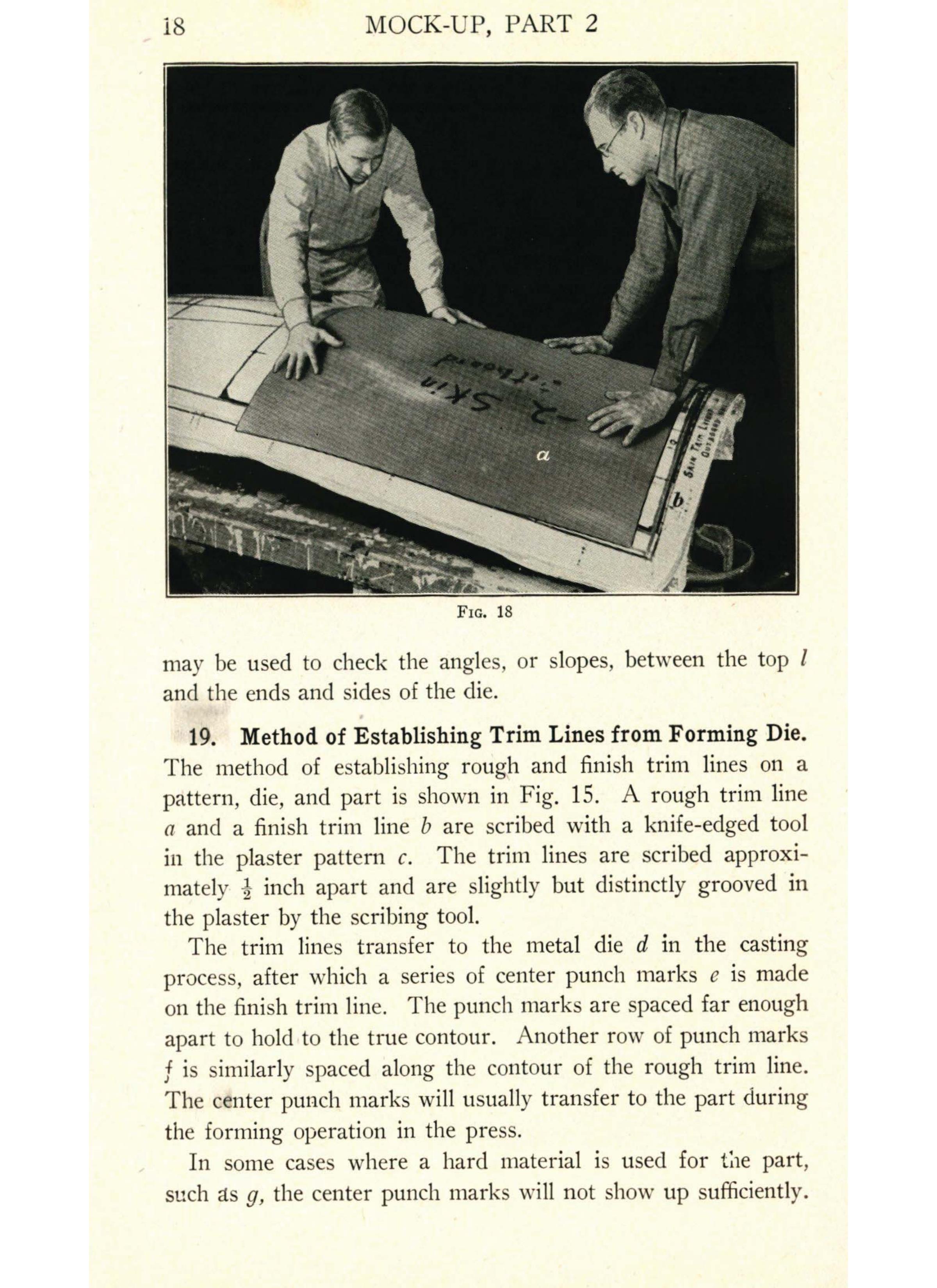 Sample page 20 from AirCorps Library document: Templets and Layout - Mock Up Part 2 - Bureau of Aeronautics